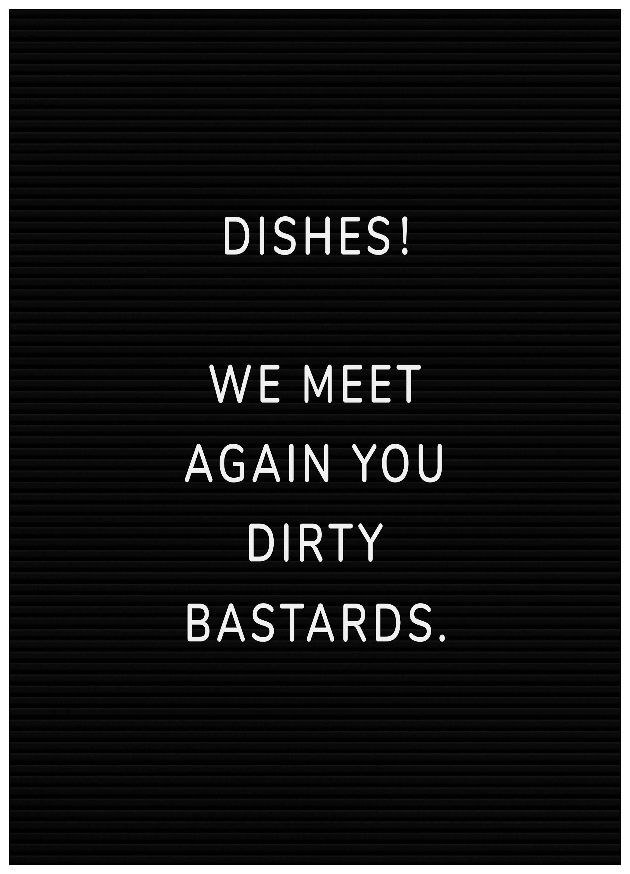 Vaisselle. Poster (21x30 cm) - Poster Store