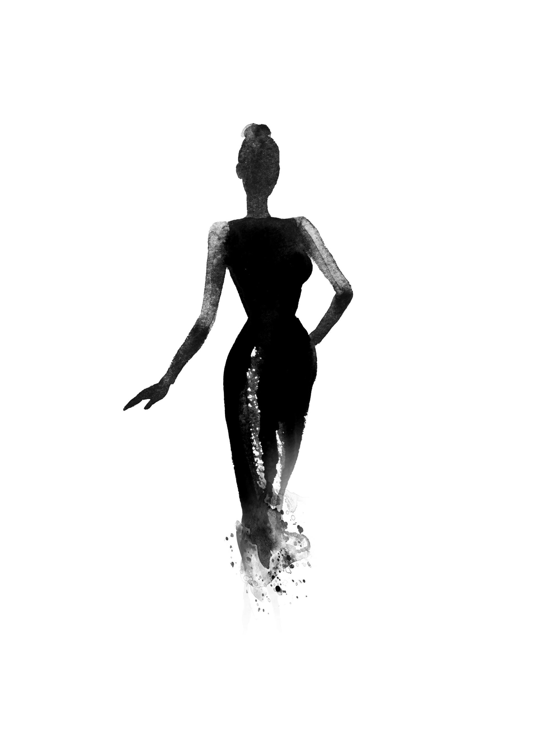 Lady Poster (21x30 cm) - Poster Store