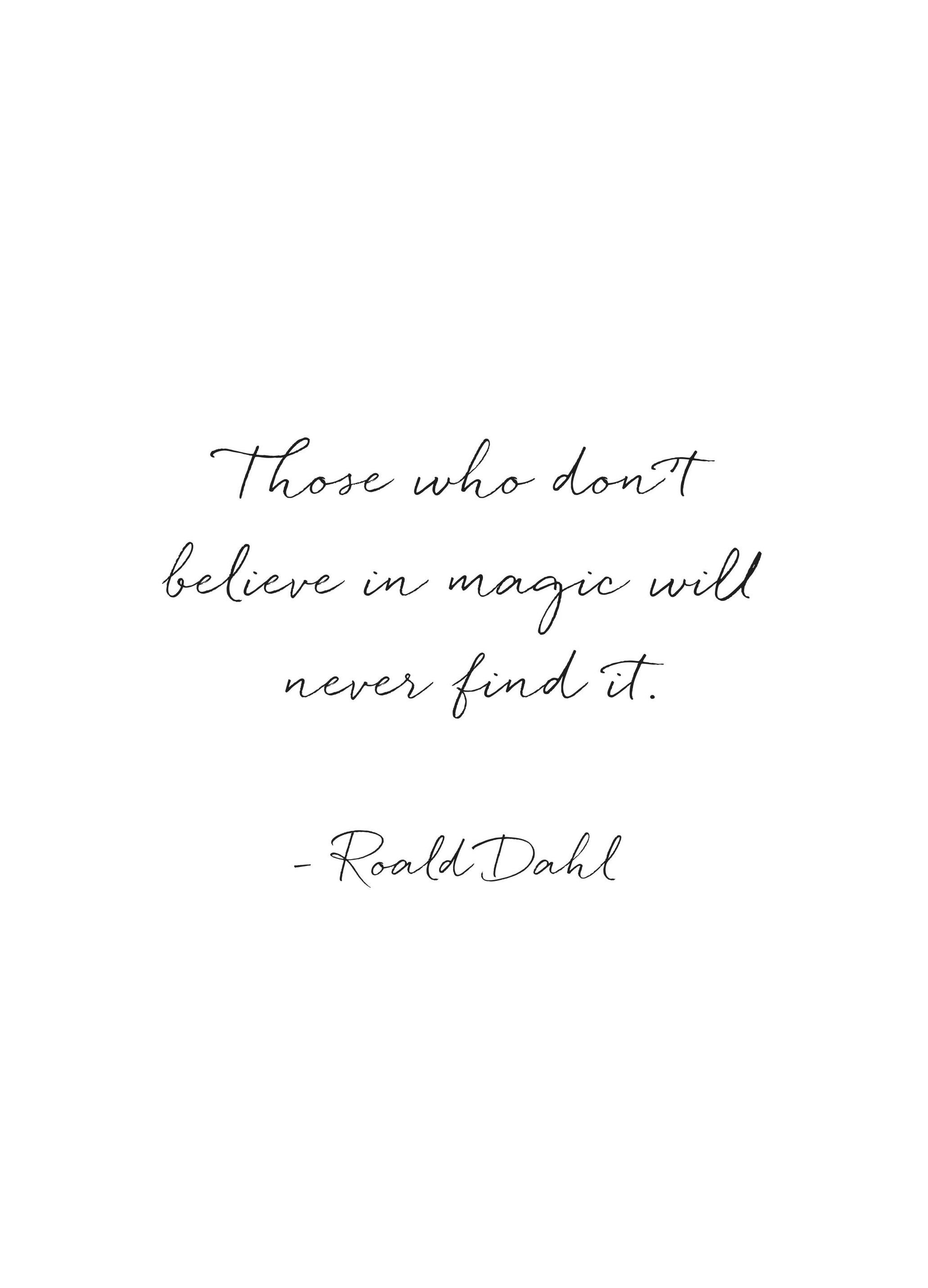 Roald Dahl Magic Poster (21x30 cm) - Poster Store