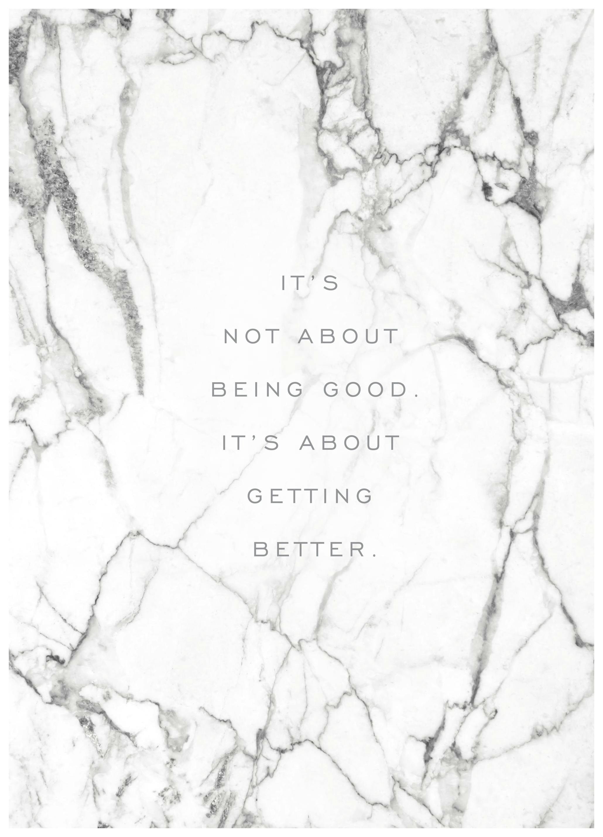 White Marble Poster (30x40 cm) - Poster Store