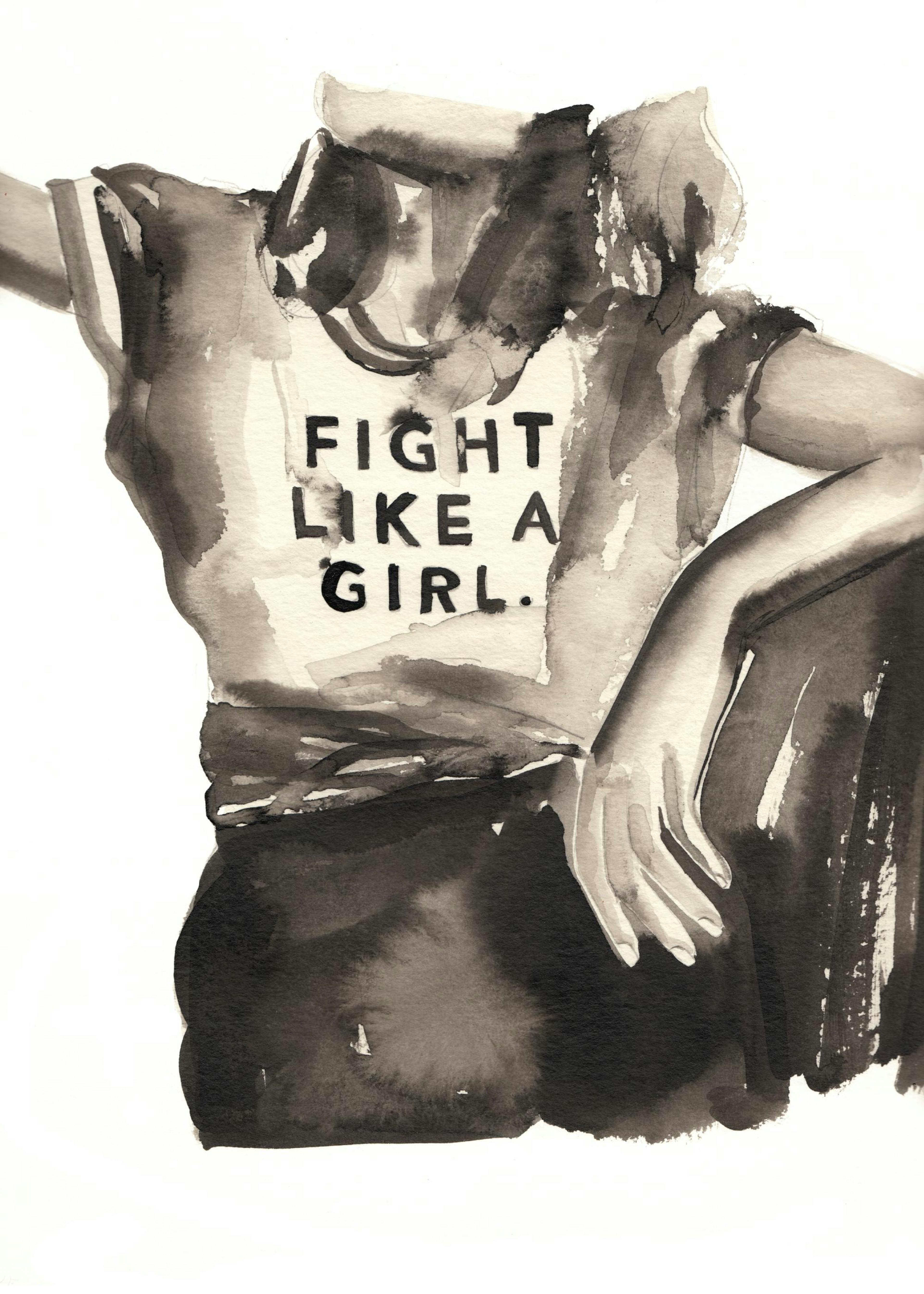 Fight like a Girl Plakát 0