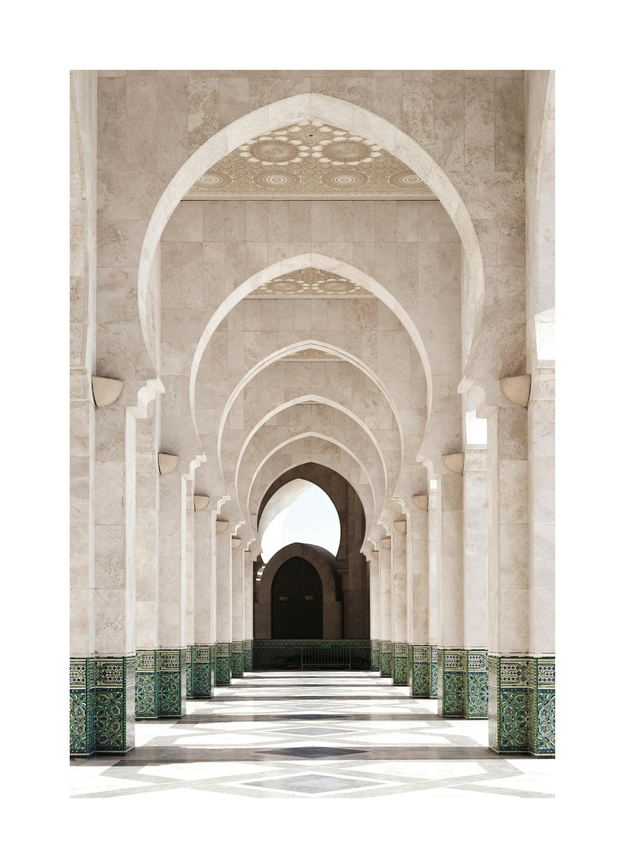 Plakat Łuki Marrakeszu (21x30 cm) - Poster Store