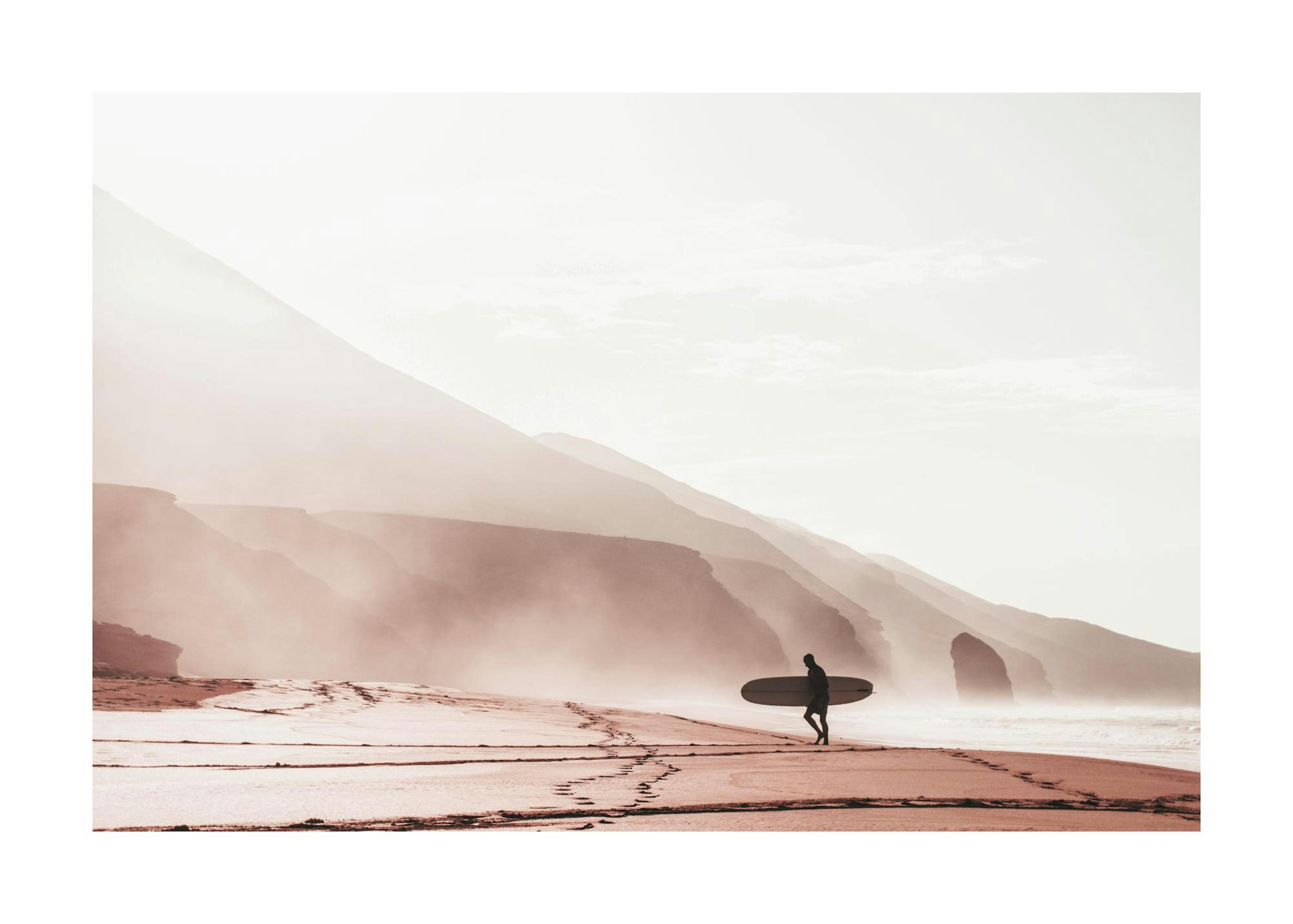 Beach Surfer Poster 0