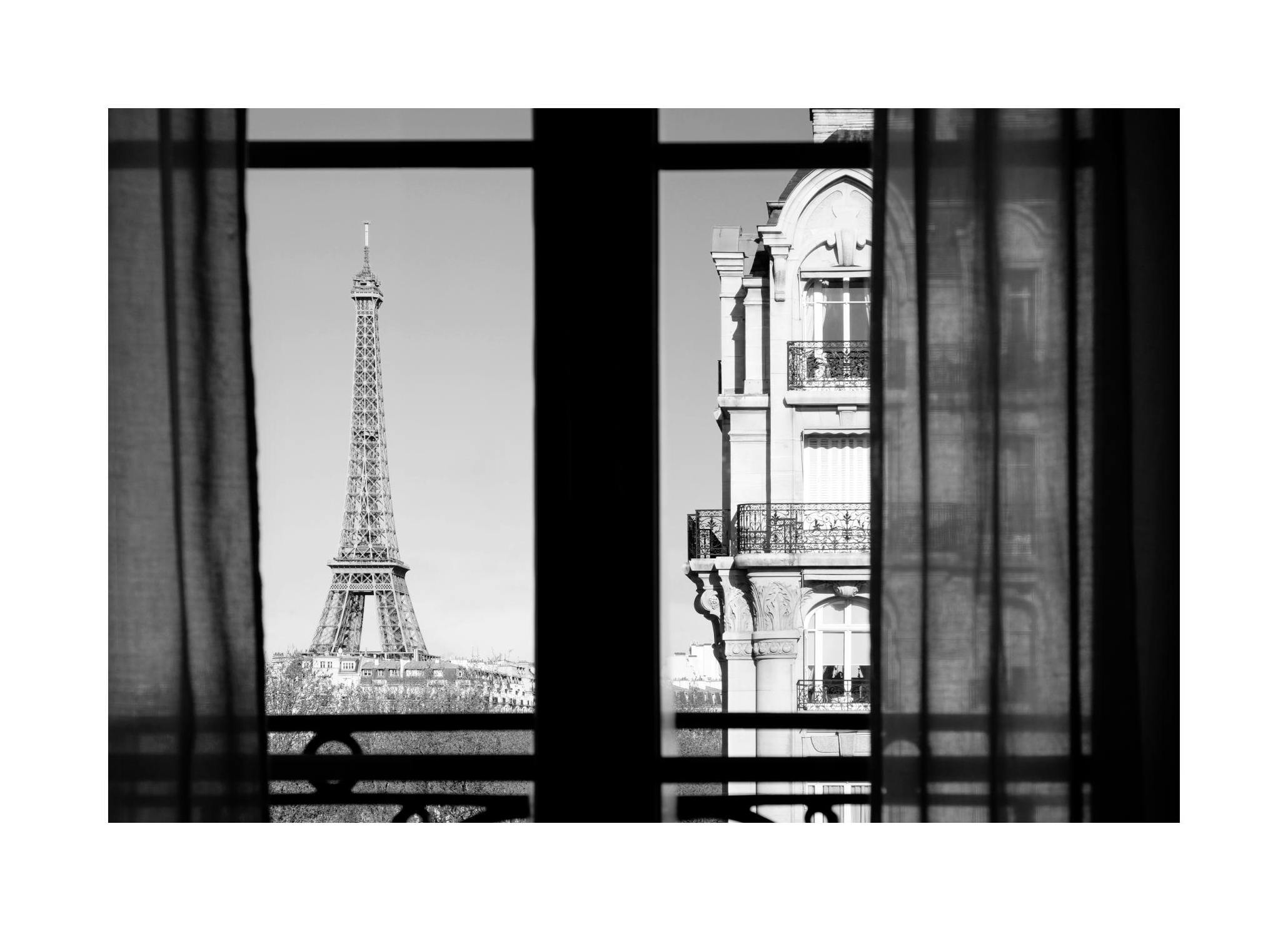 Vue sur la Tour Eiffel Poster (21x30 cm) - Poster Store