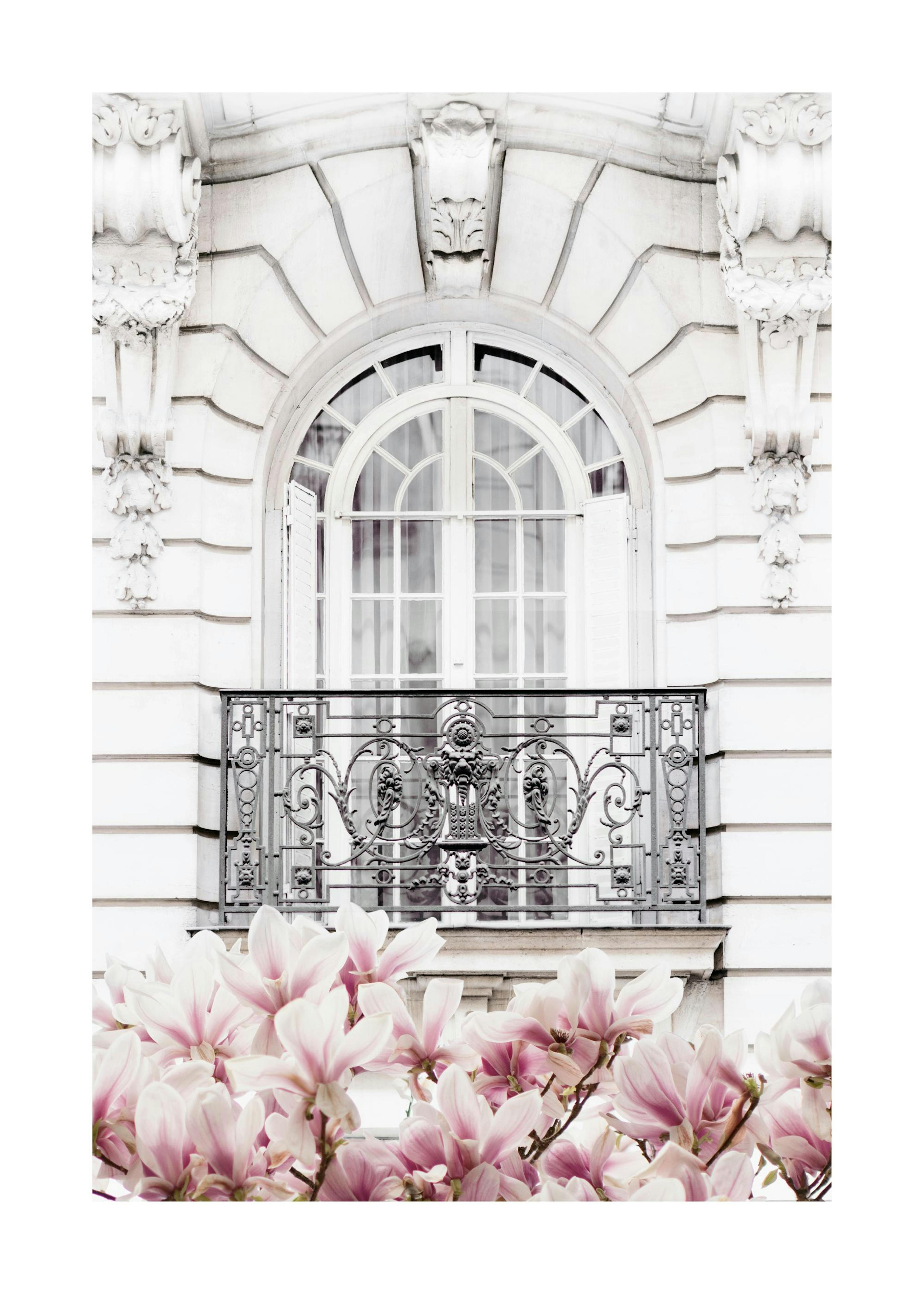 Marble Wall Balcony Poster 0