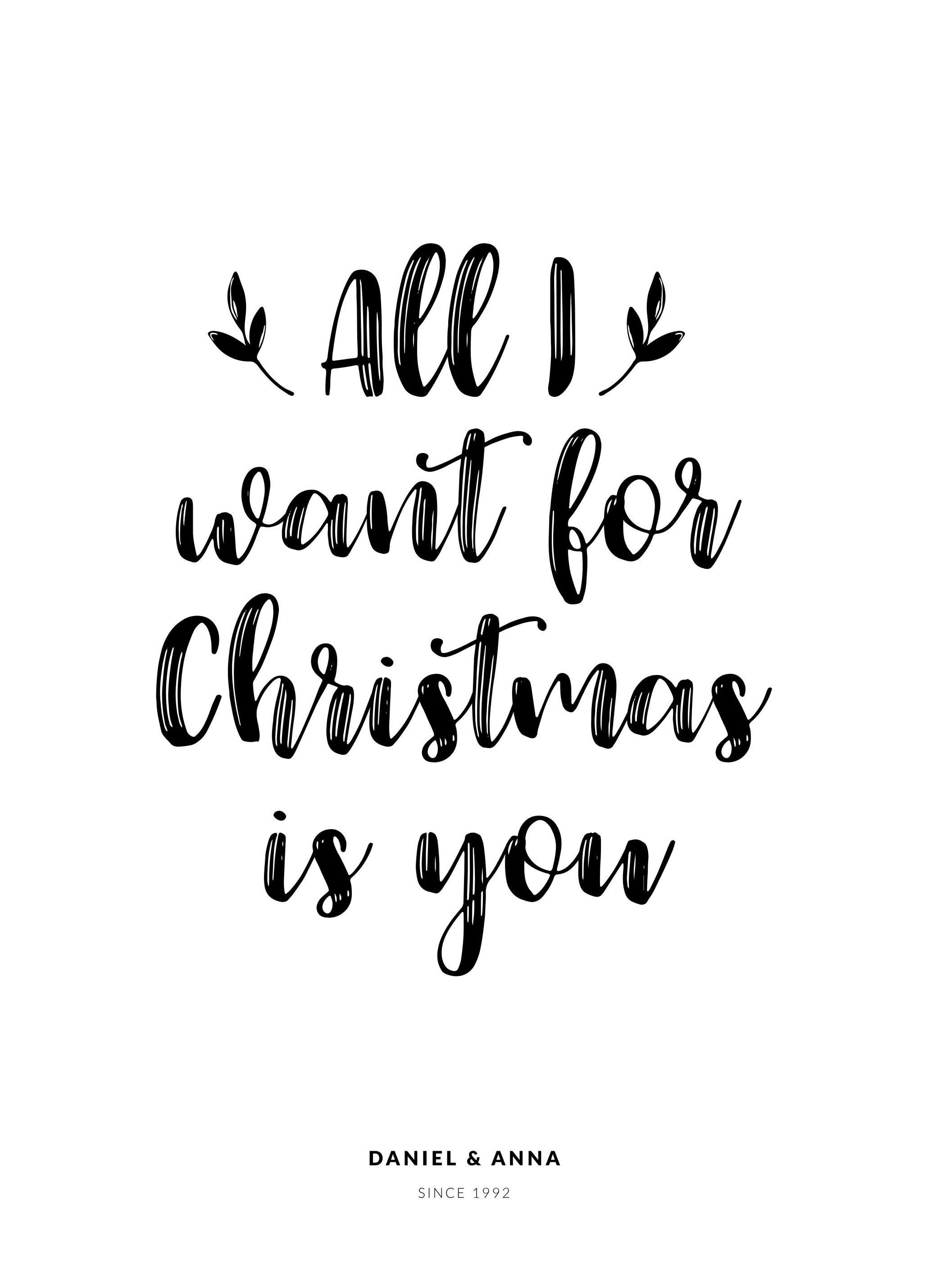 Alles Wat Ik Wil Persoonlijke Poster (30x40 cm) - Poster Store