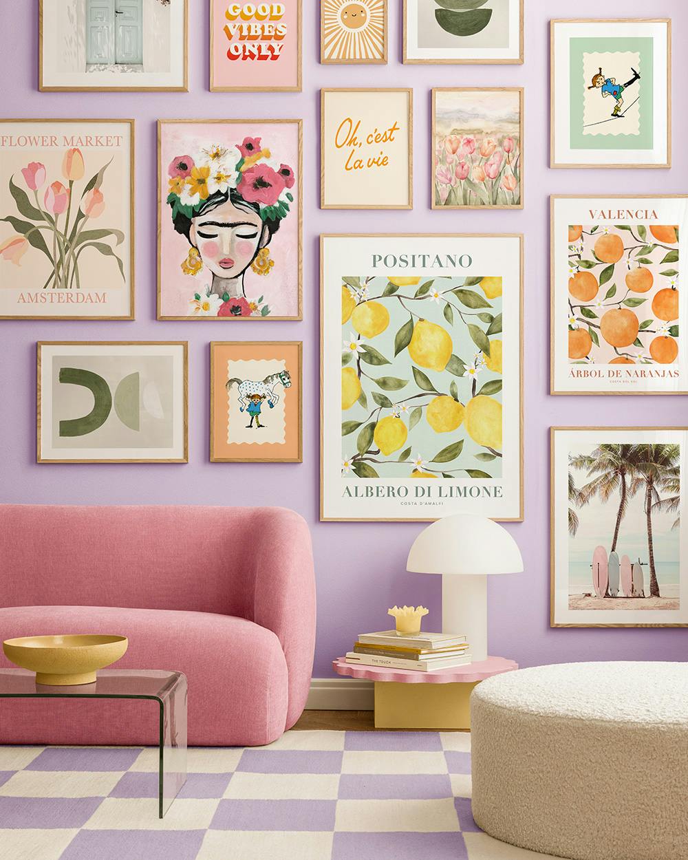 Fun Art gallery wall (ONE SIZE) - Poster Store