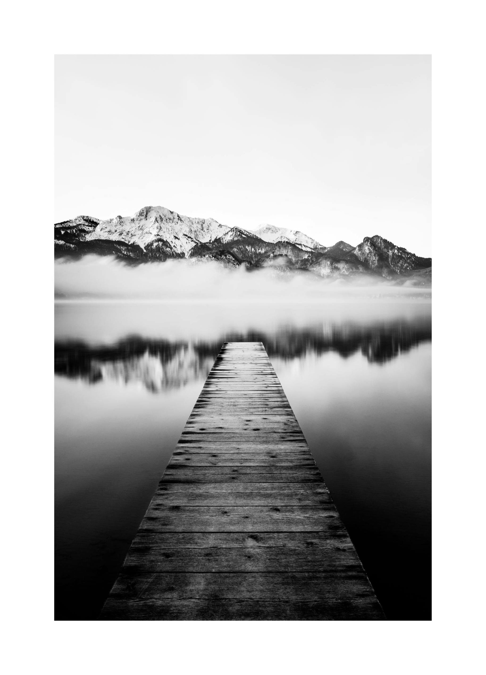 Steiger aan het Meer Poster (70x100 cm) - Poster Store