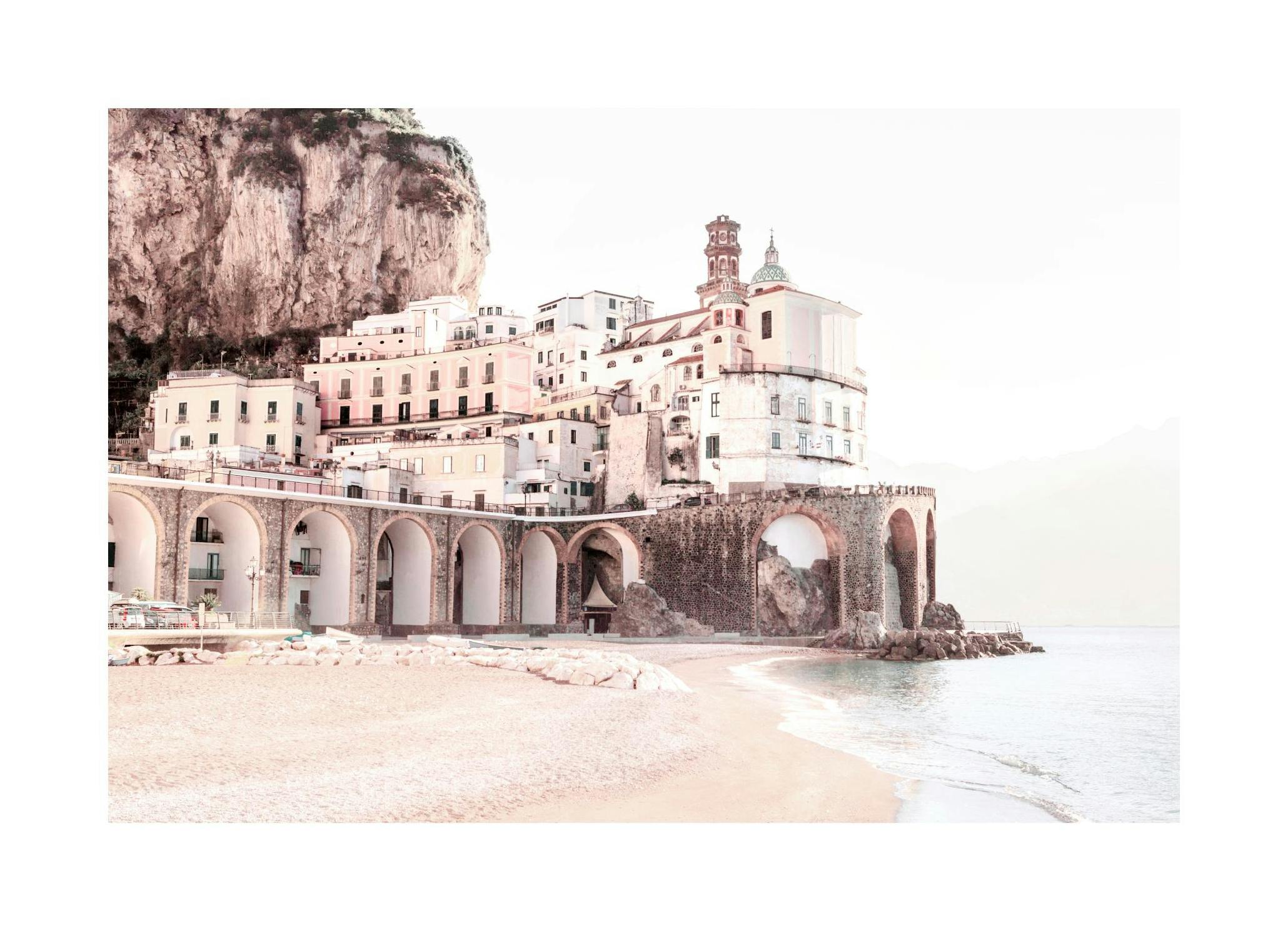 Amalfi Stadtbild Poster (21x30 cm) - Poster Store