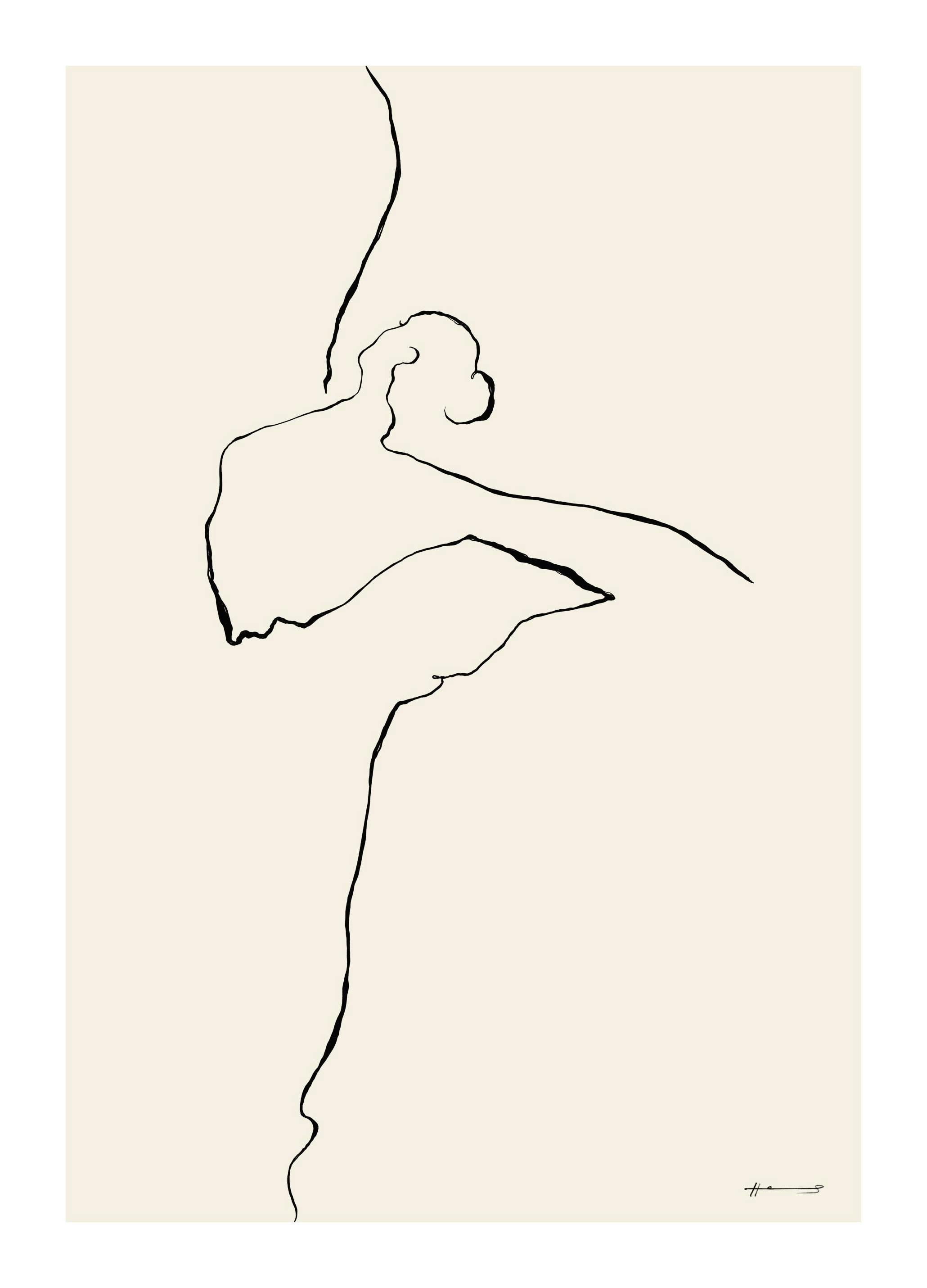Danseuse de Ballet No1 Poster (21x30 cm) - Poster Store