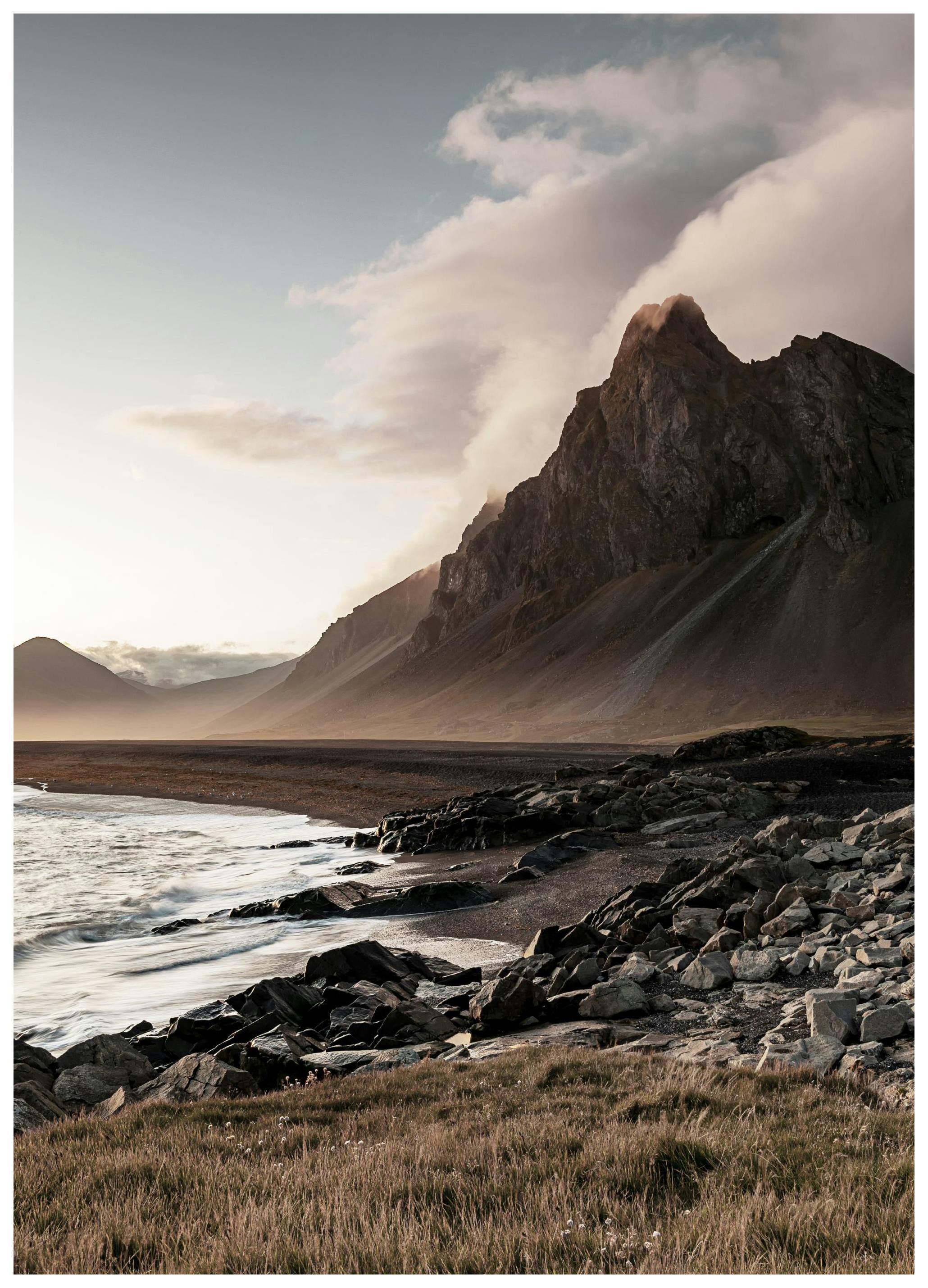 Tramonto Montagna Poster (21x30 cm) - Poster Store