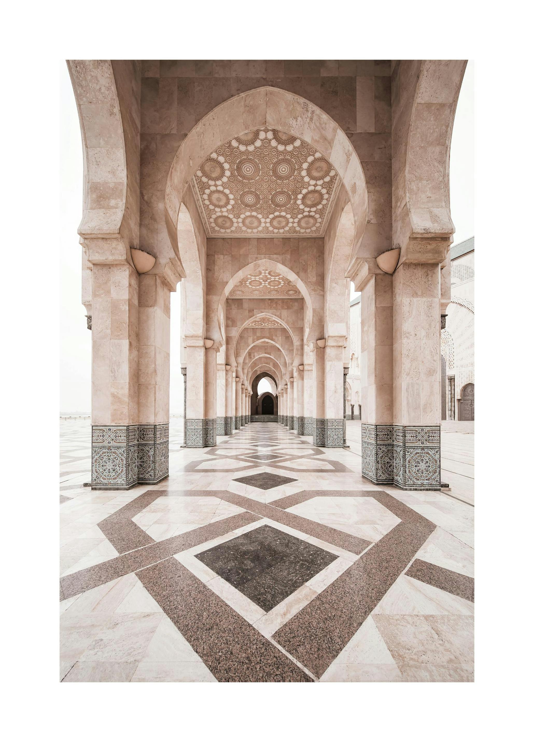 Marrakech Arkitektur Poster (21x30 cm) - Poster Store