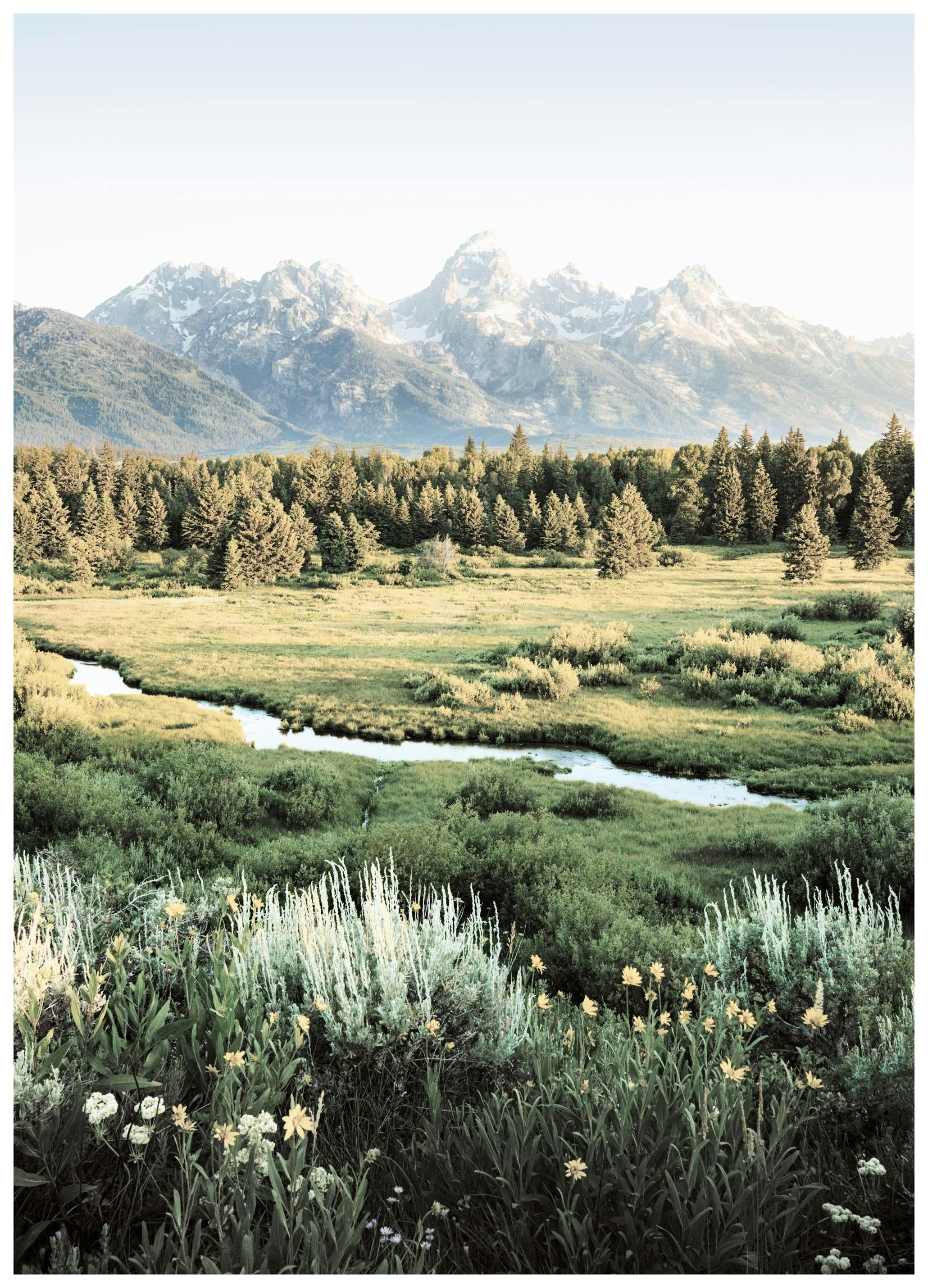 Bergskedja Poster (21x30 cm) - Poster Store