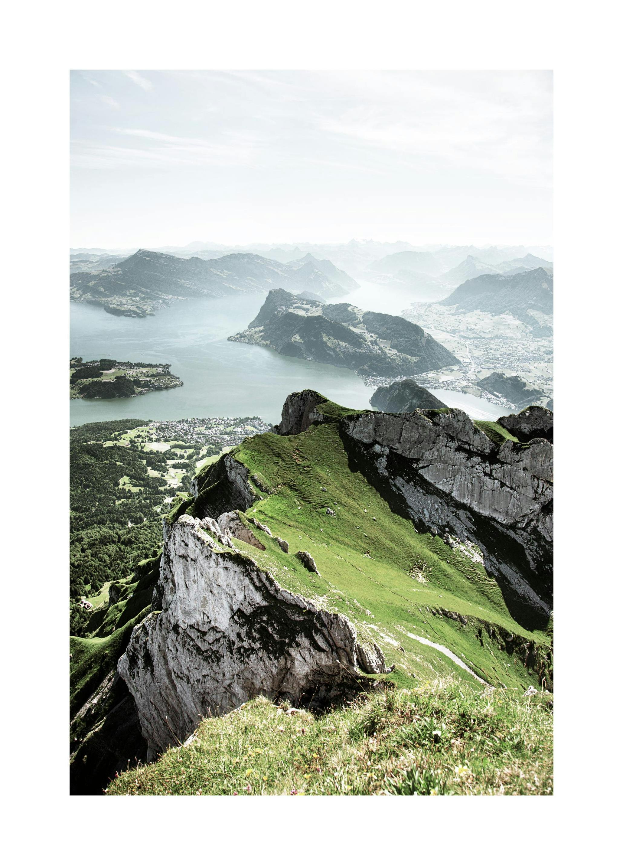Cliff View Poster (21x30 cm) - Poster Store