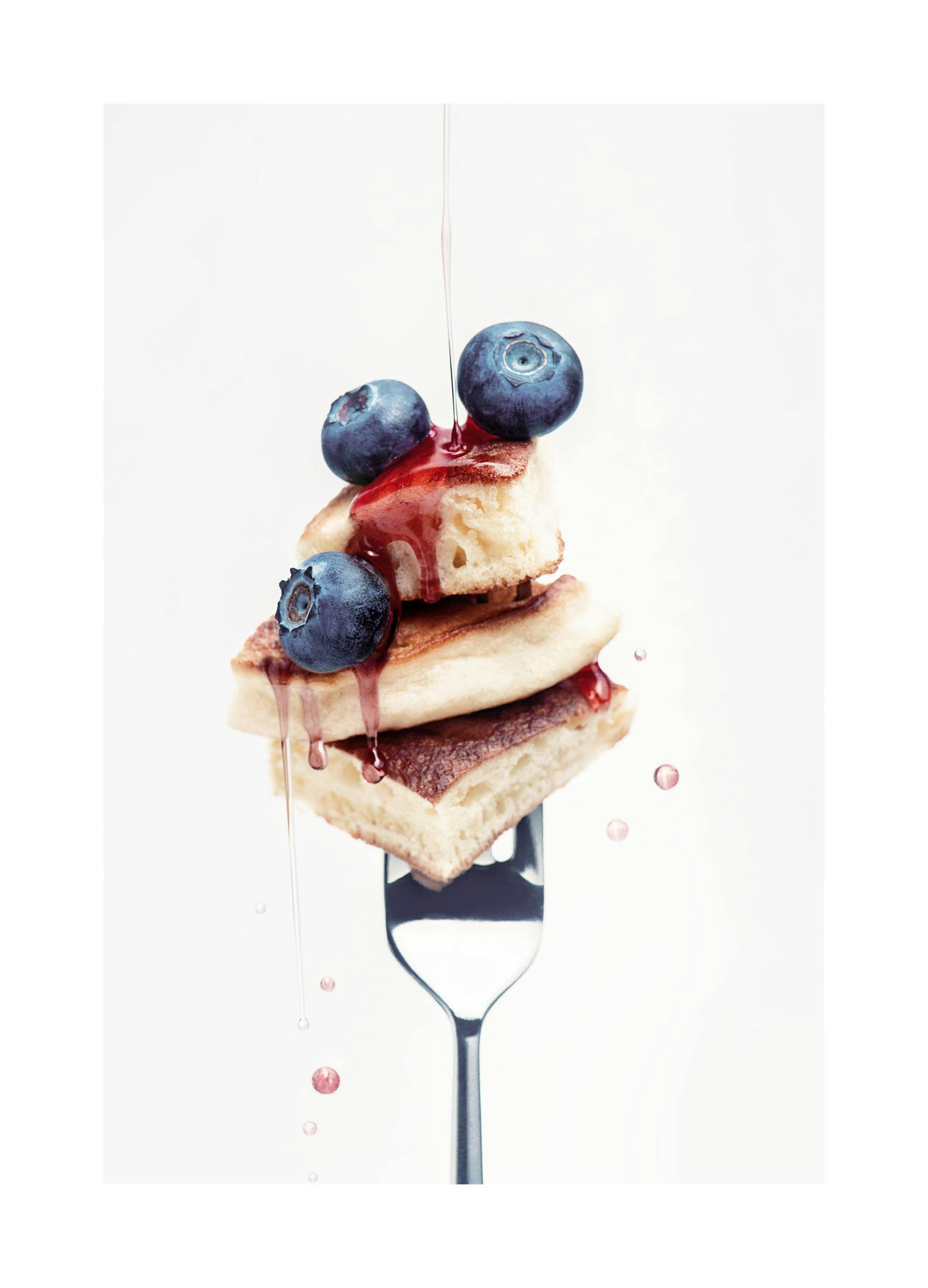 Blueberry Pancake Poster (21x30 cm) - Poster Store