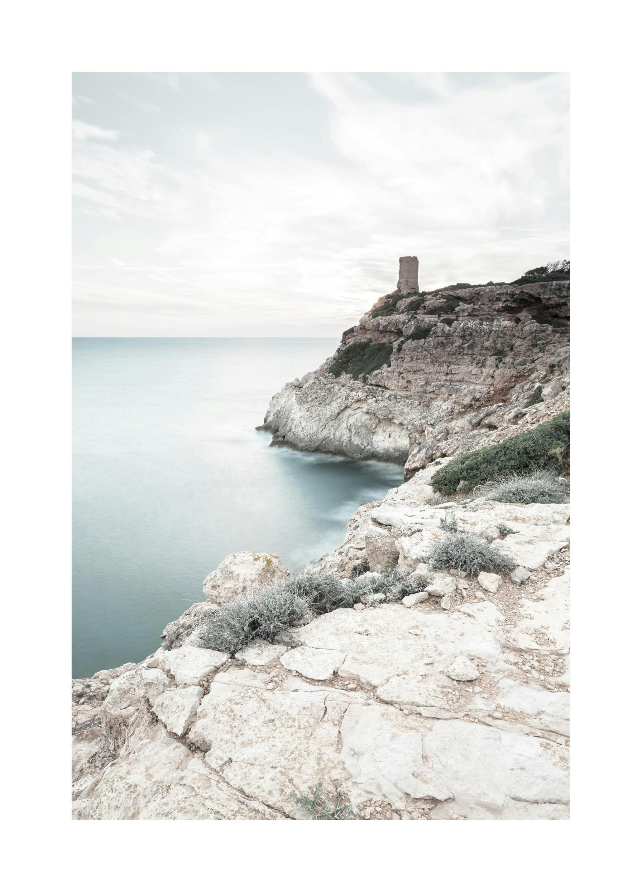 Mediterranean Coast Poster (50x70 cm) - Poster Store
