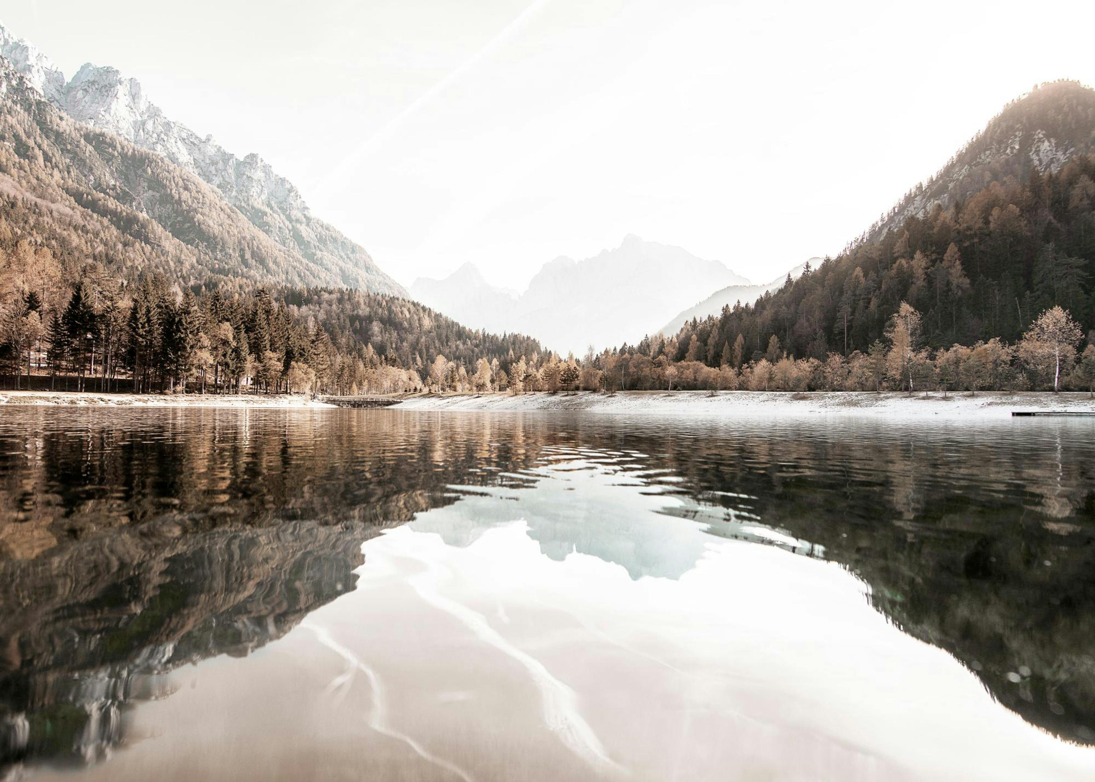 Paysage de Lac Poster 0