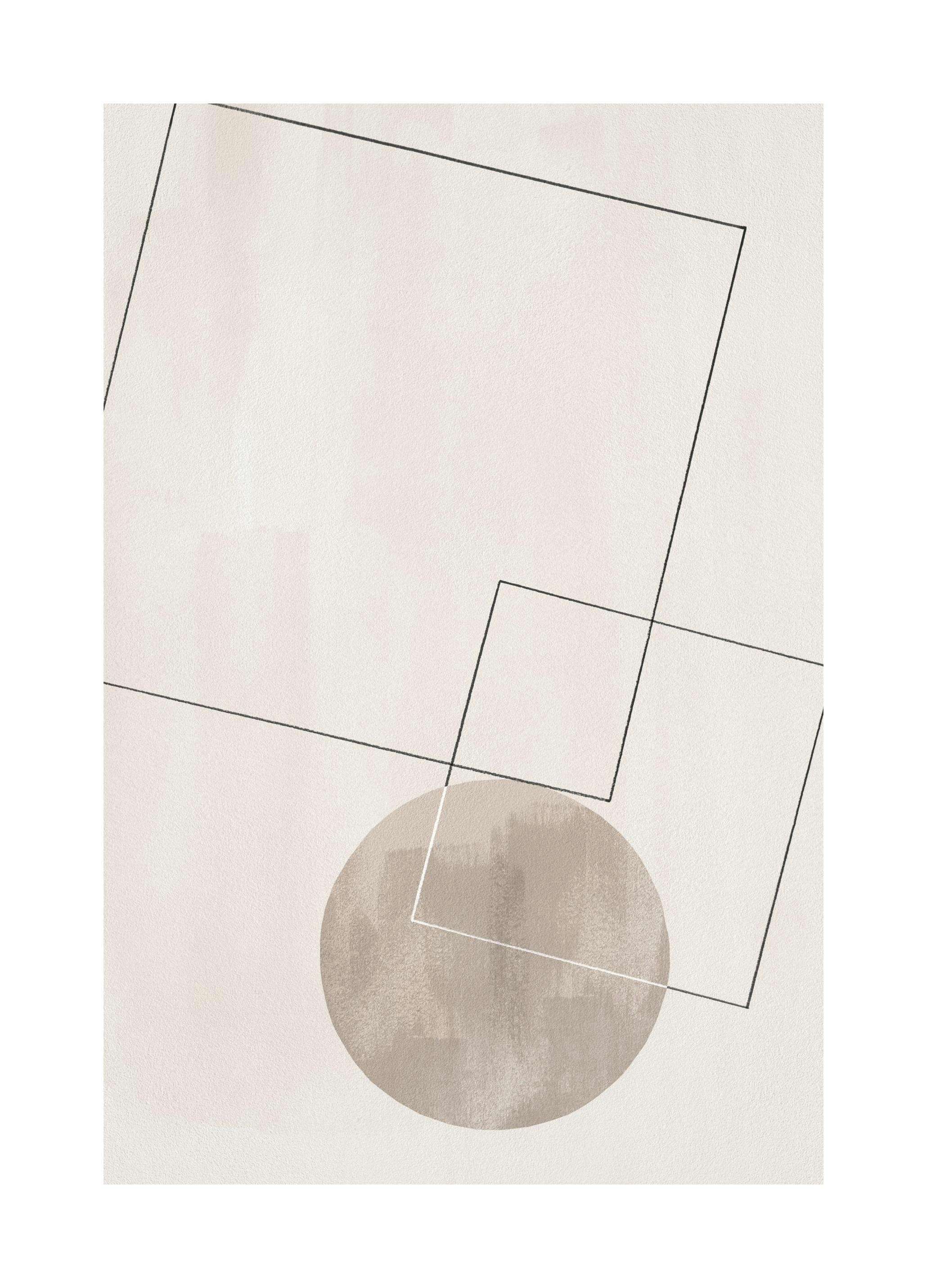 Graphic Shapes No5 Poster (21x30 cm) - Poster Store