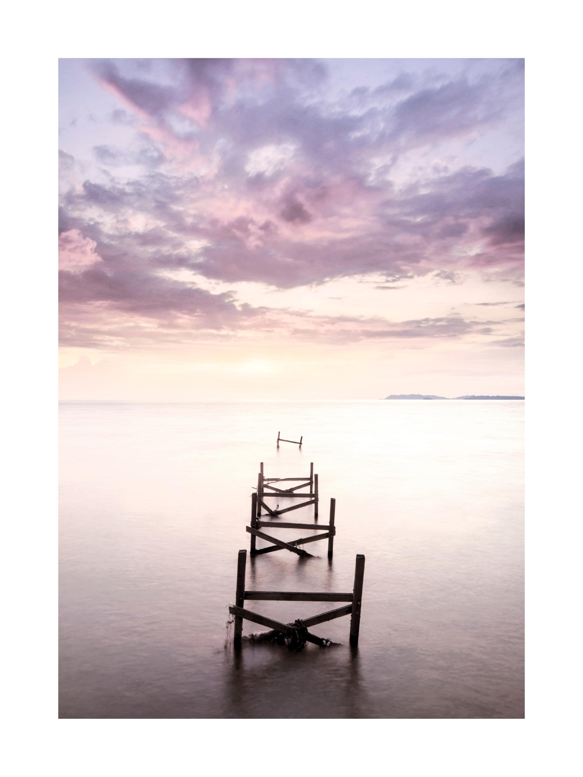 穏やかな水平線 夕焼け海景色ポスター | Poster Store JP