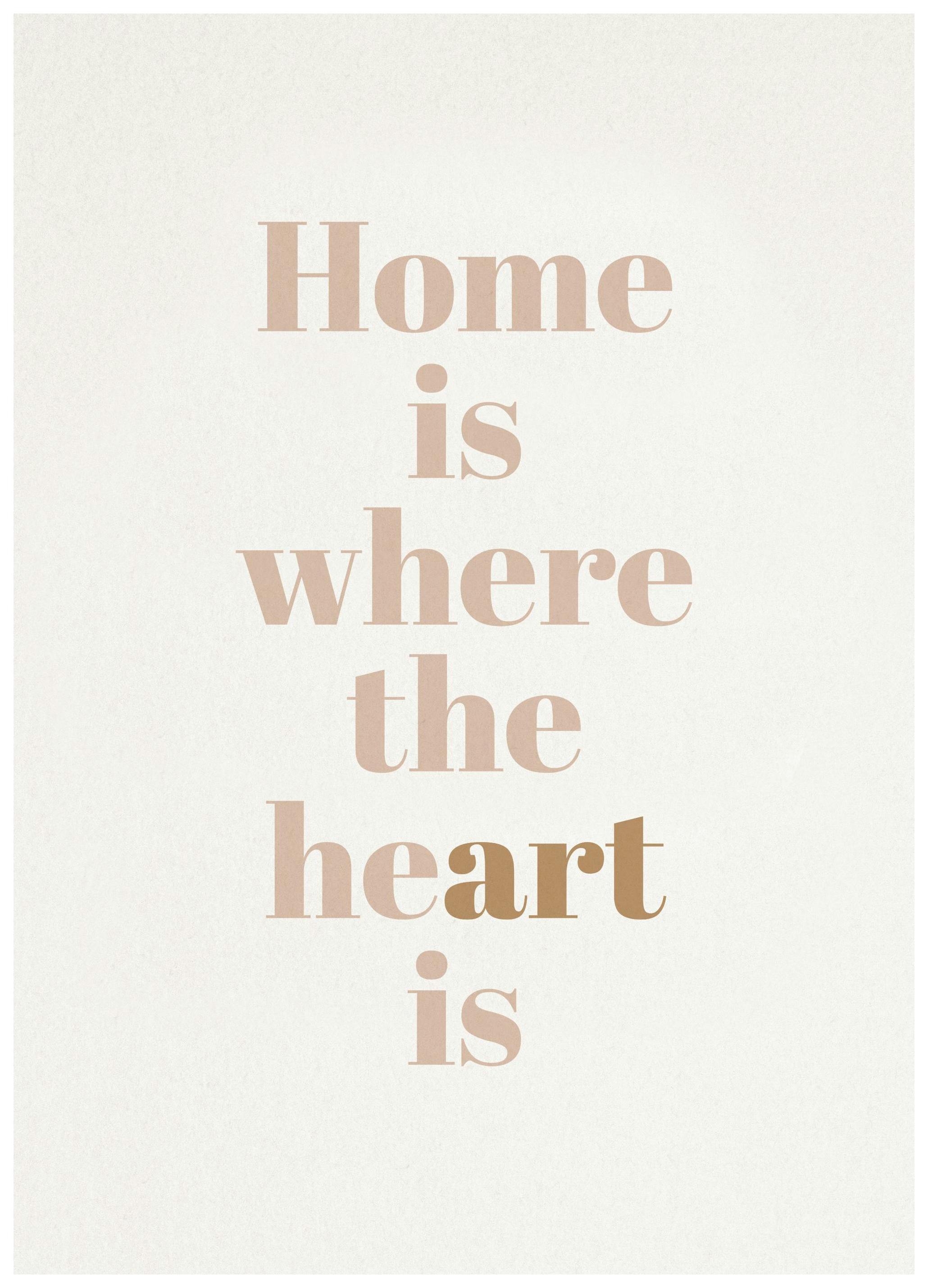 Where the Heart Is Poster (70x100 cm) - Poster Store