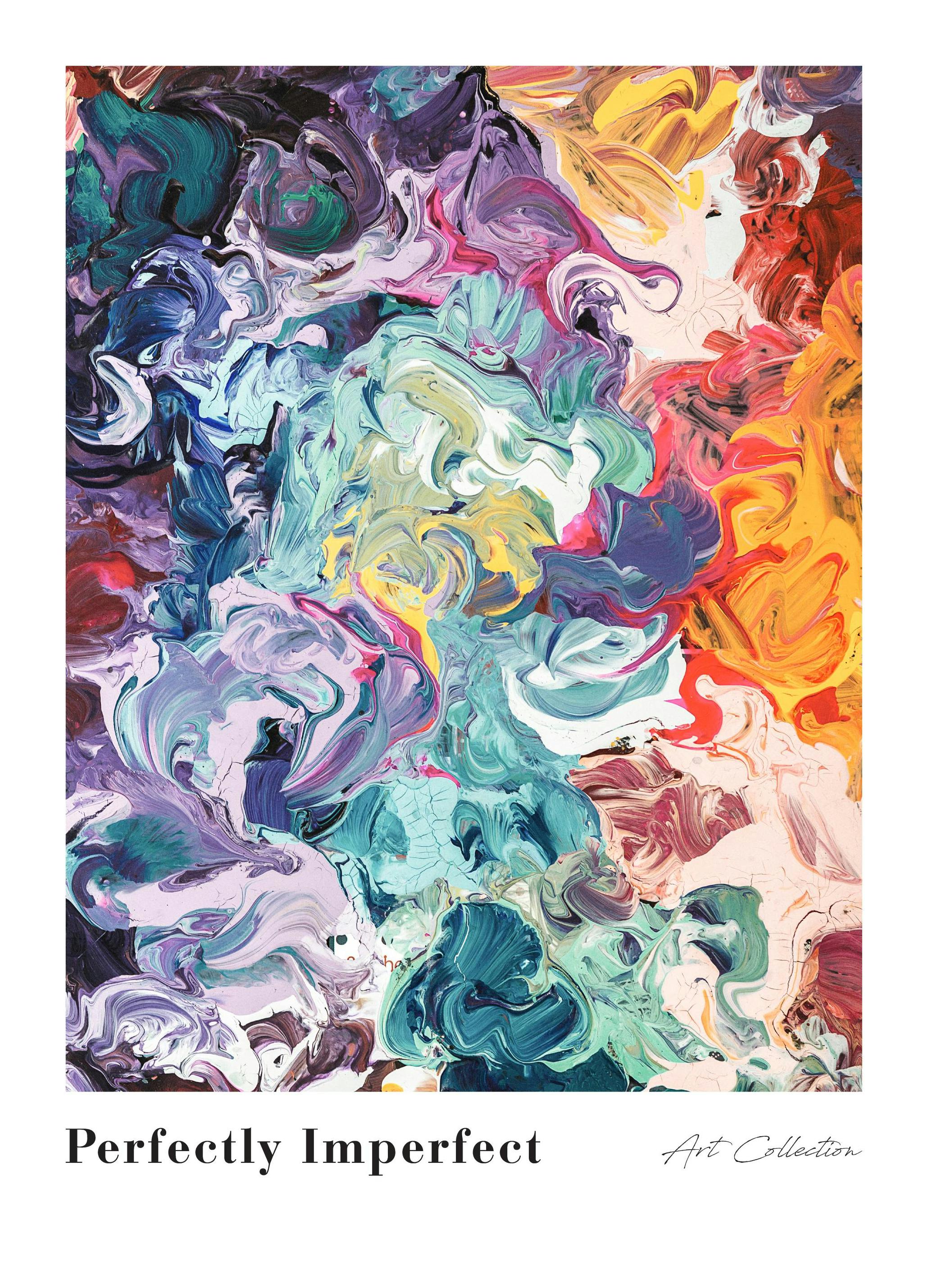 Plakat Perfectly Imperfect (50x70 cm) - Poster Store