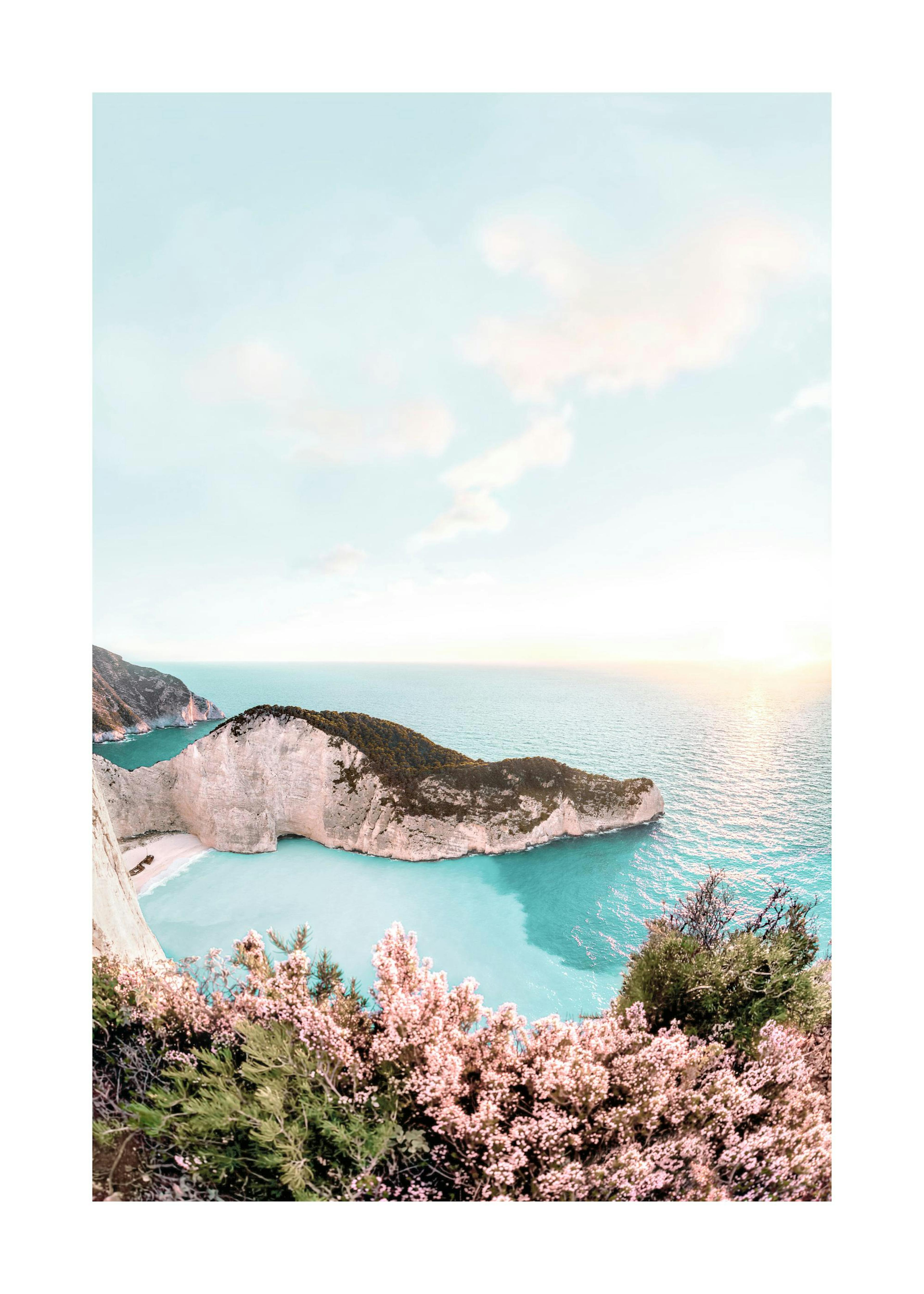 Vue Coucher de Soleil Poster 0