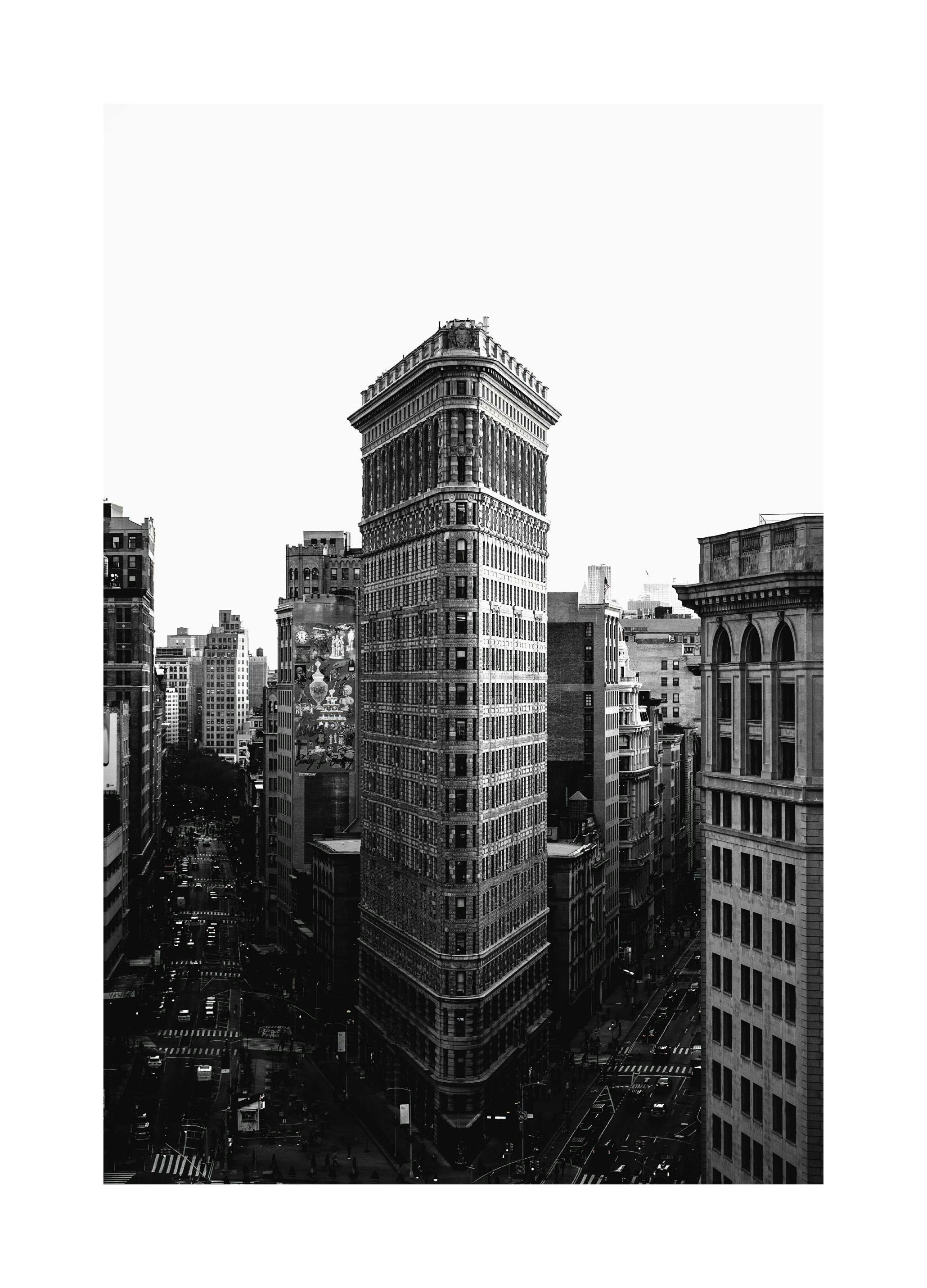Manhatten Gebäude Poster (21x30 cm) - Poster Store