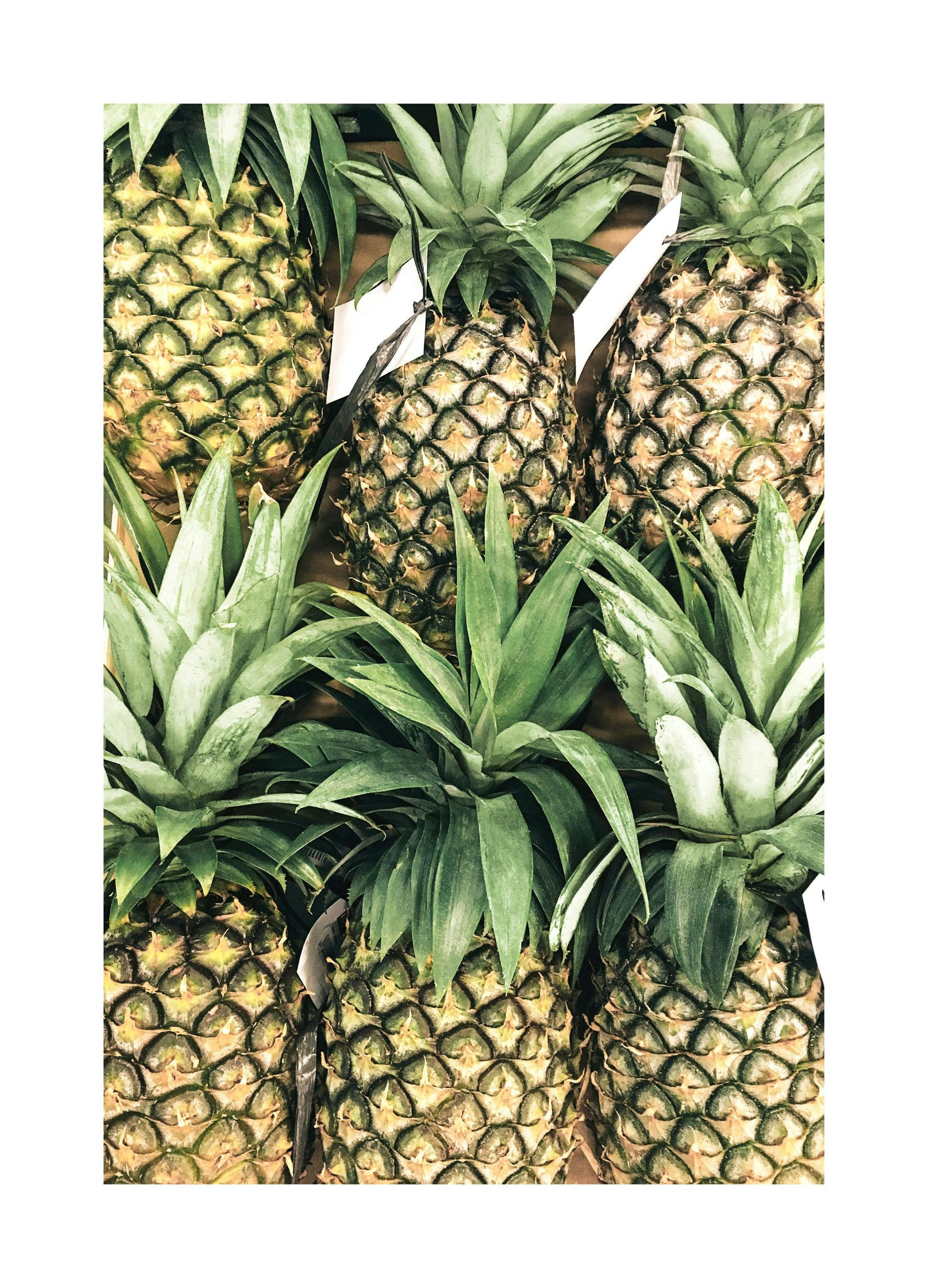 Ananas Vruchten Poster (21x30 cm) - Poster Store