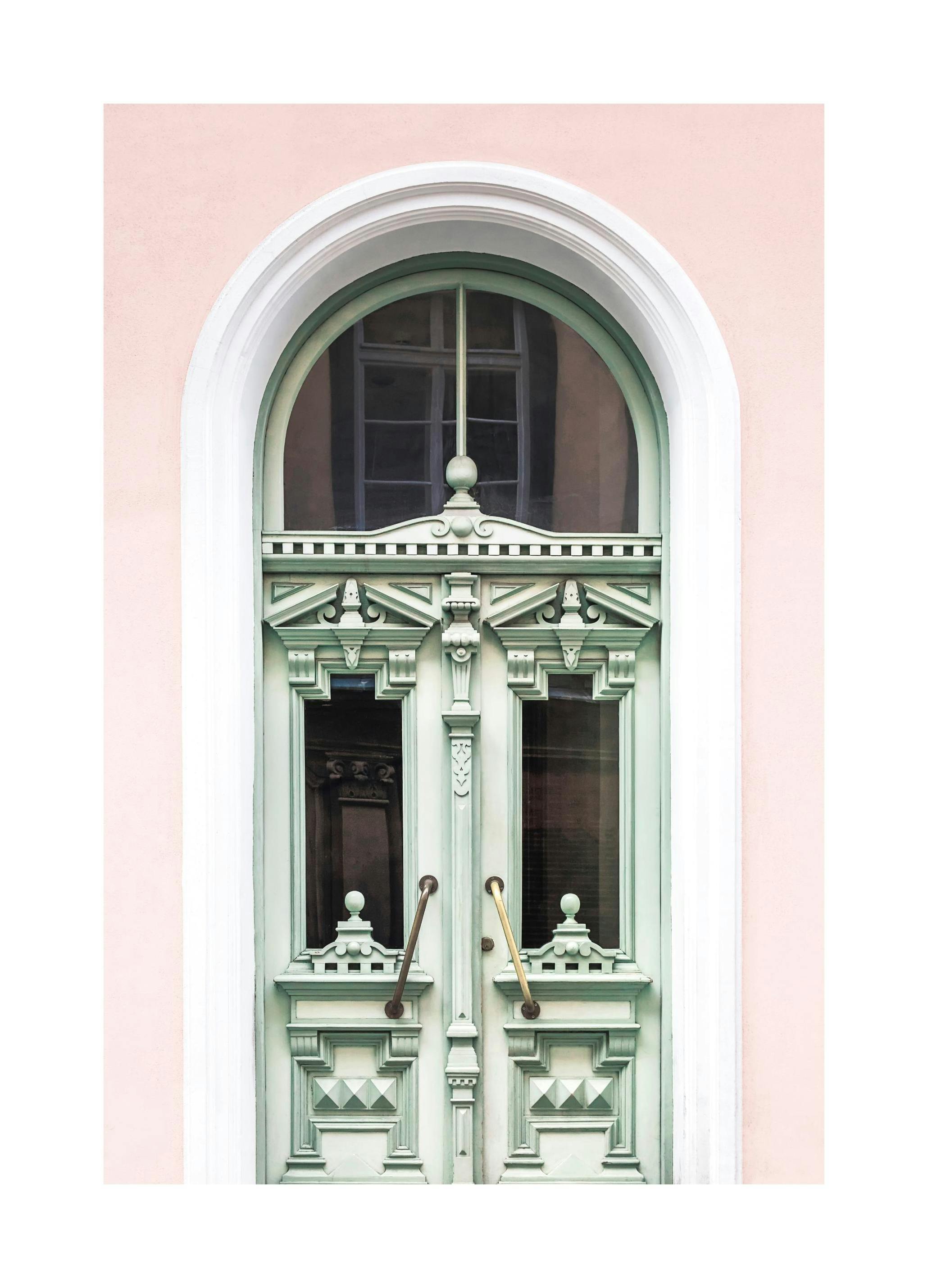 Colourful Door Poster (50x70 cm) - Poster Store