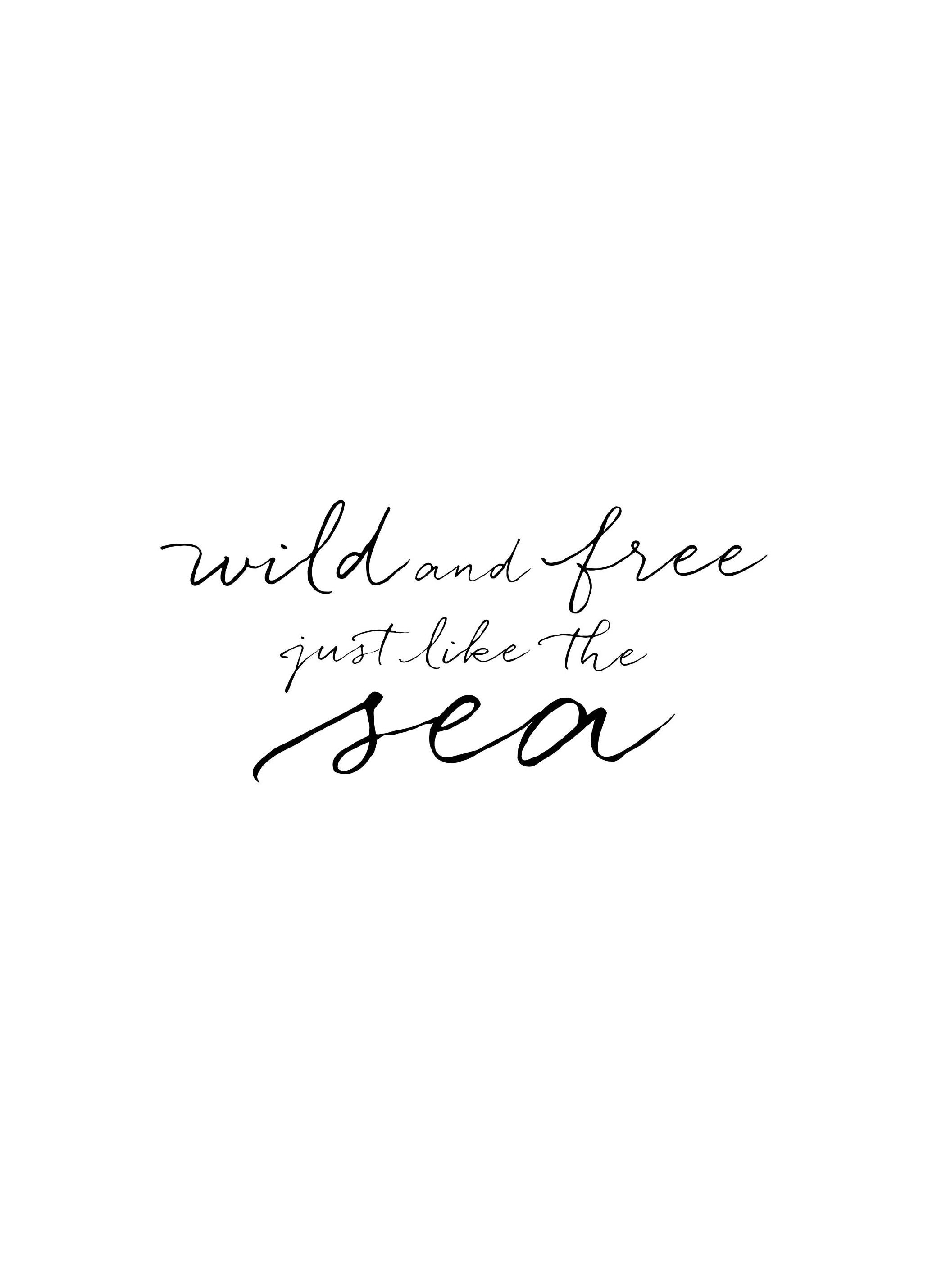 Just Like the Sea Poster (21x30 cm) - Poster Store