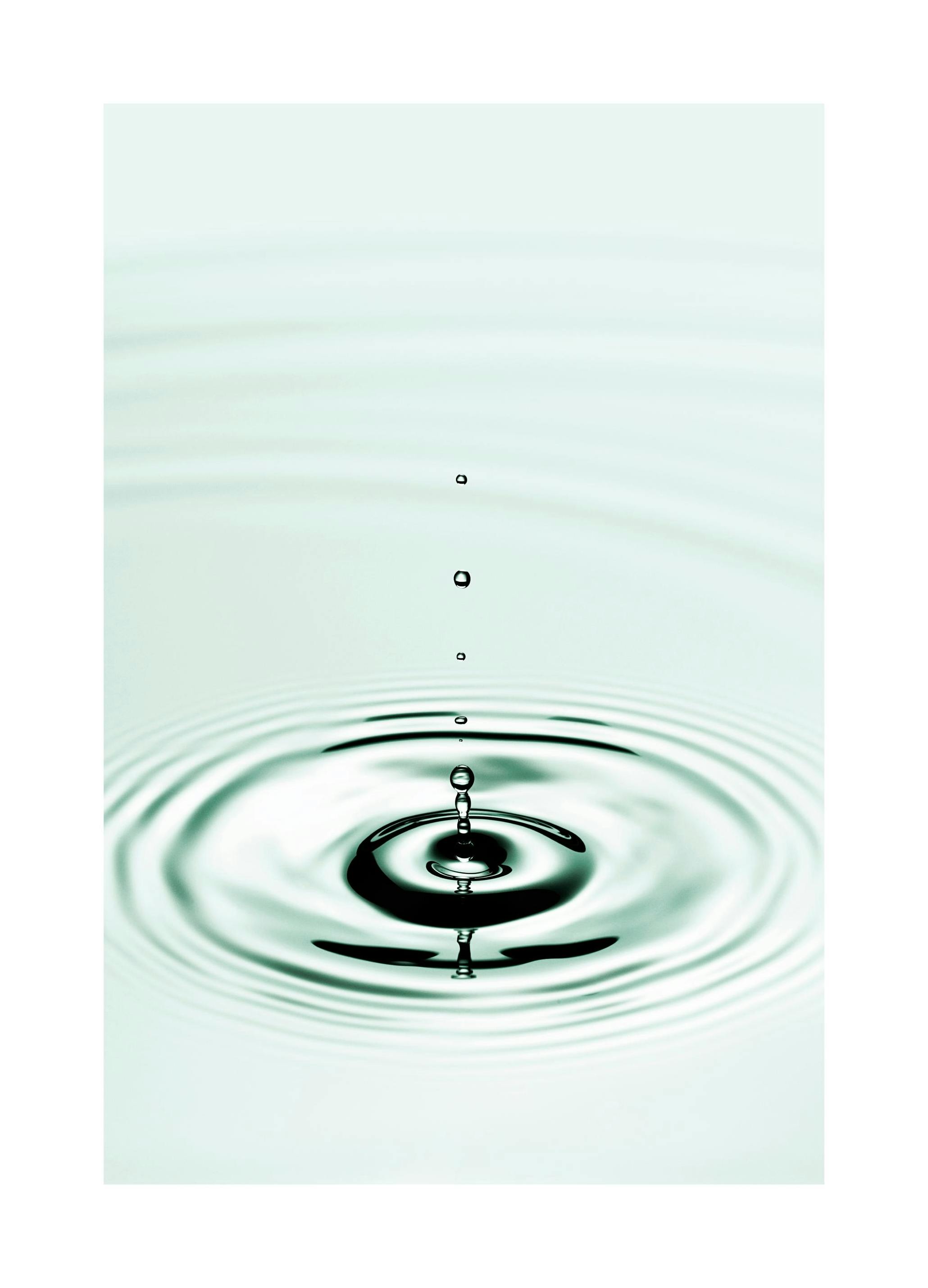Vattendroppe Poster (21x30 cm) - Poster Store