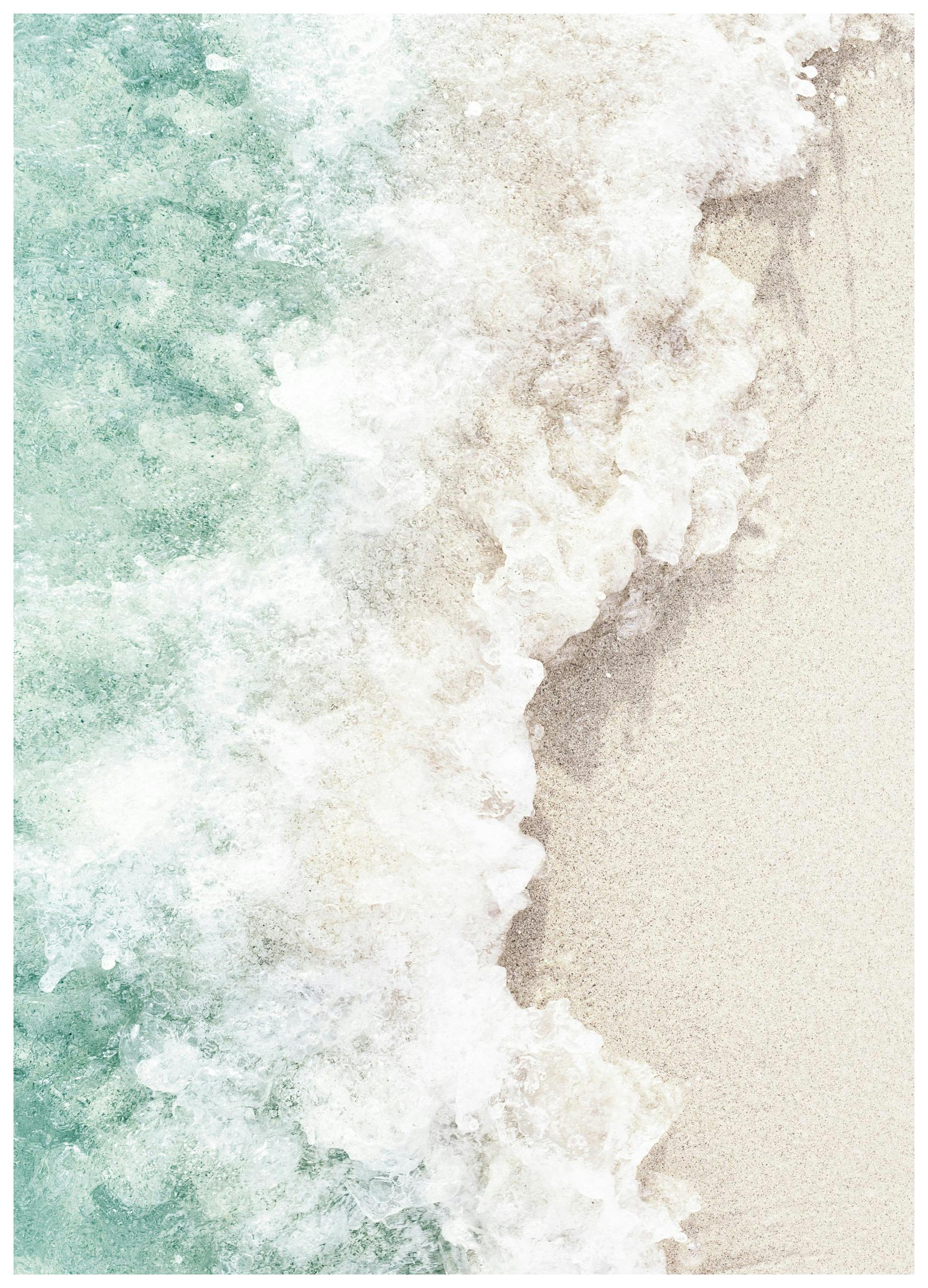 Zand en Golven Poster (21x30 cm) - Poster Store