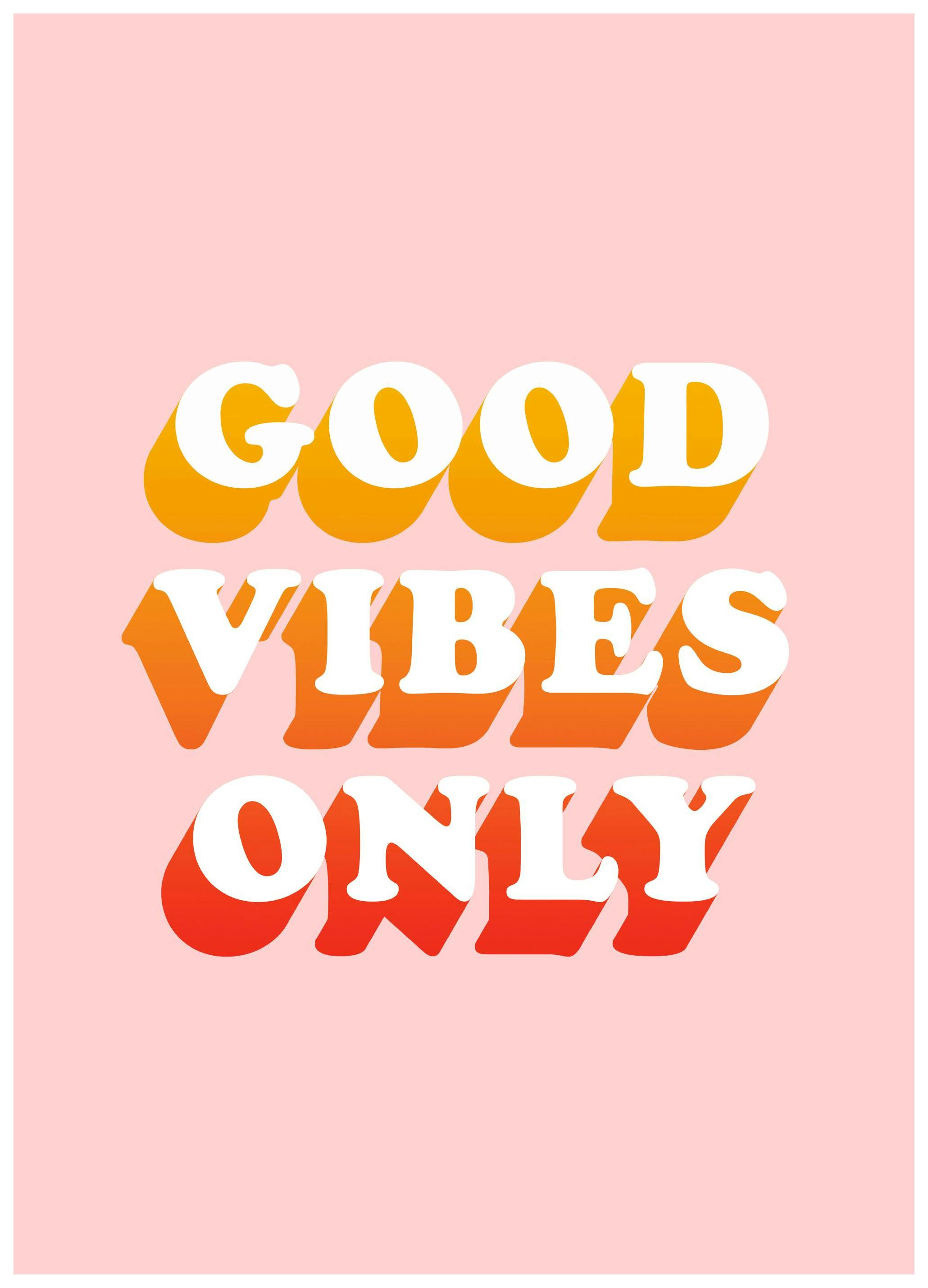 Good Vibes Only Poster (70x100 cm) - Poster Store