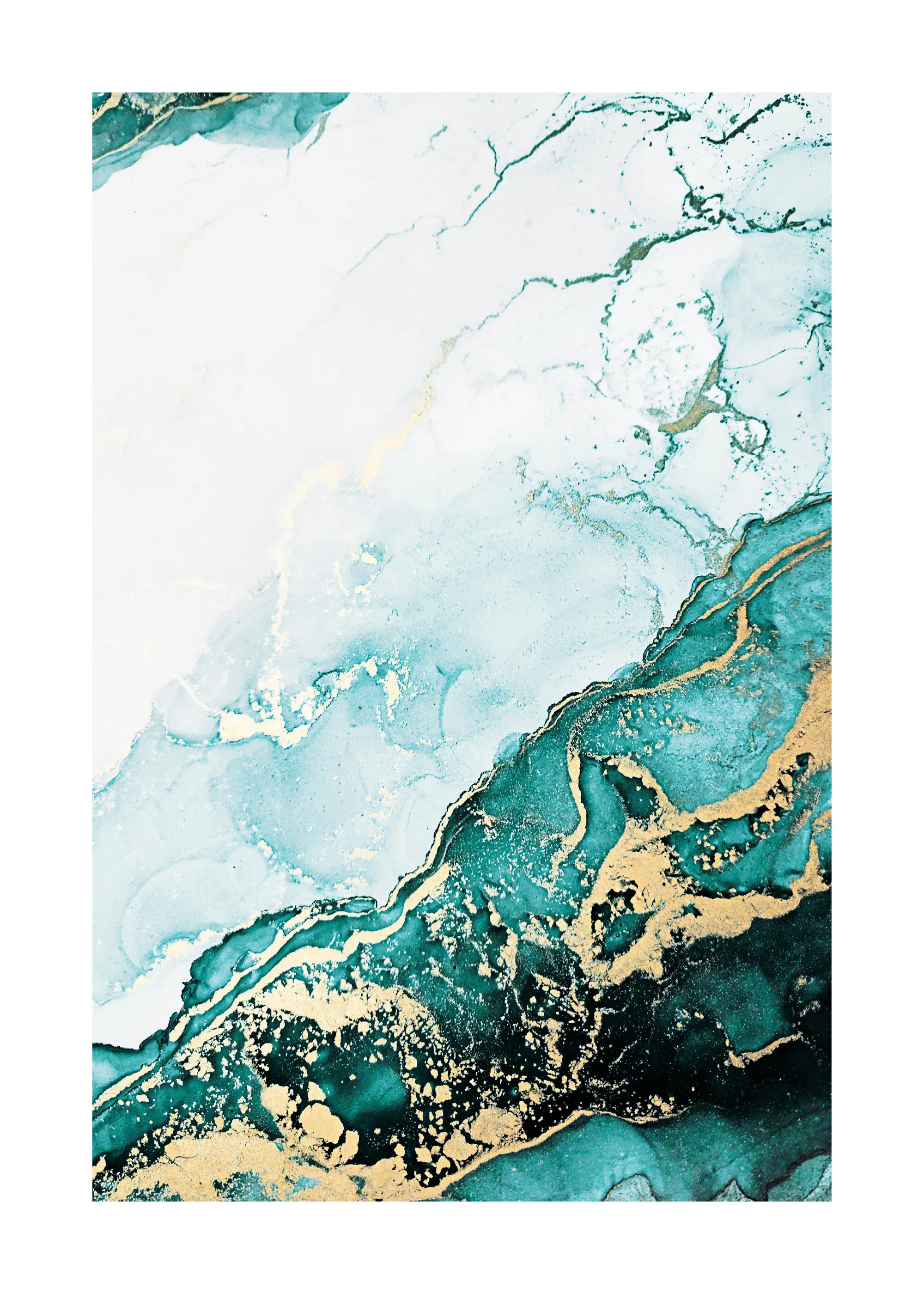 SUPERDANT Set Di 6 Stampe Artistiche Da Parete Astratte Con Vista Mare E Sole, Poster Su Tela, Dimensioni 40x30cm E 25x20cm, Senza Cornice