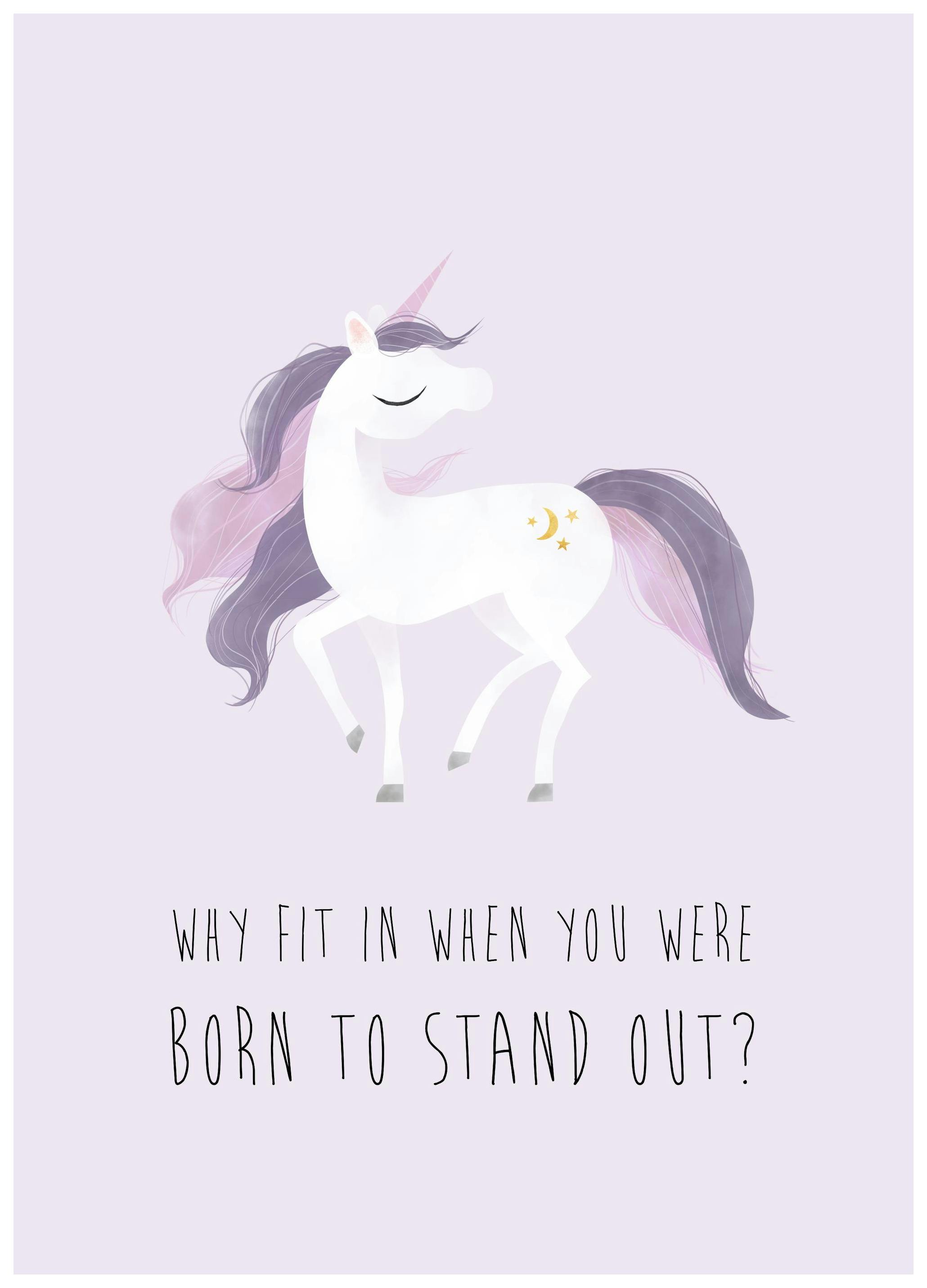 Poster Born to Stand Out (50x70 cm) - Poster Store