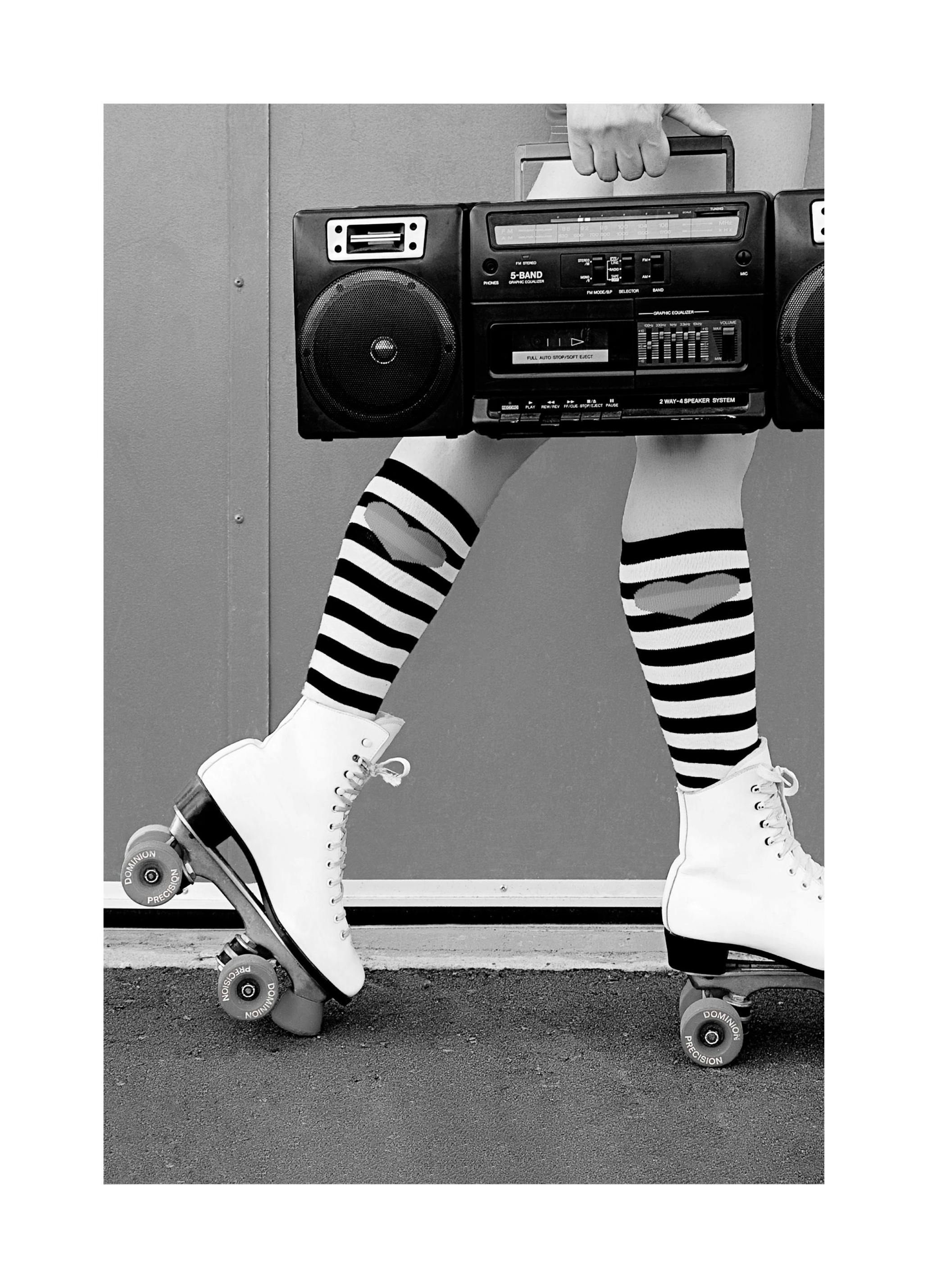 Rolschaatsen Poster (21x30 cm) - Poster Store
