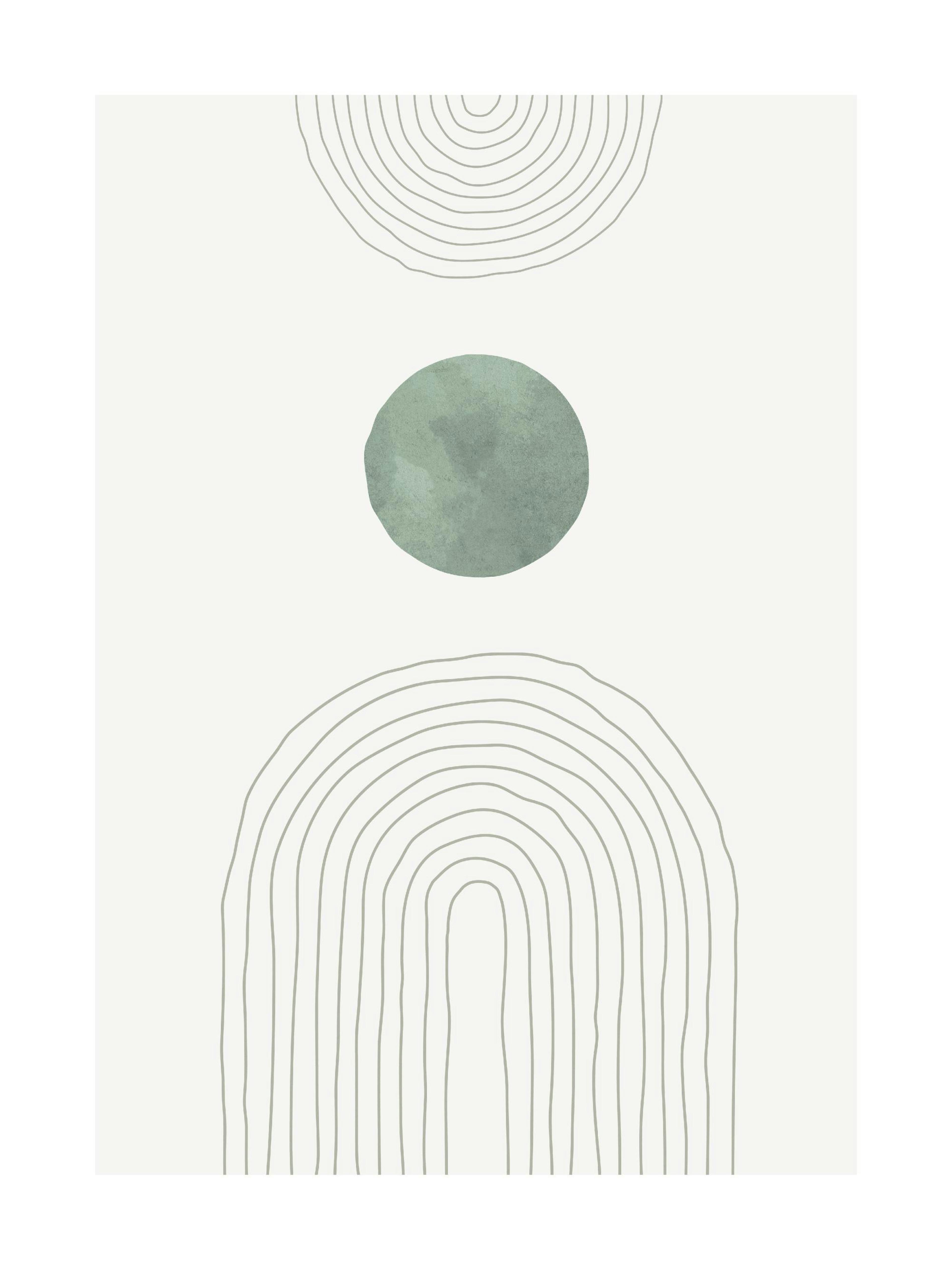 Grüner Bogen Illustration Nr2 Poster 0