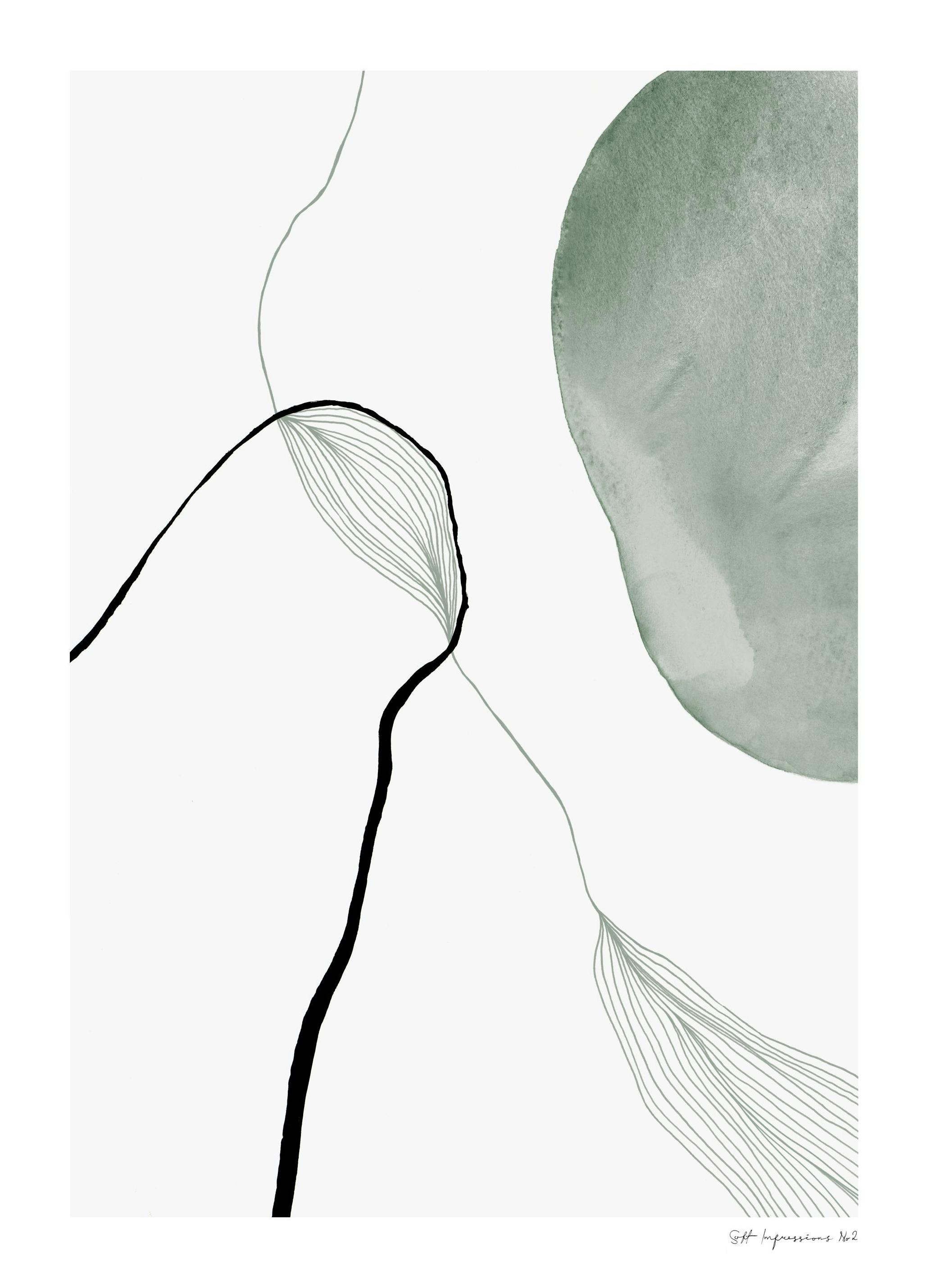 Soft Impressions No2 Poster (50x70 cm) - Poster Store