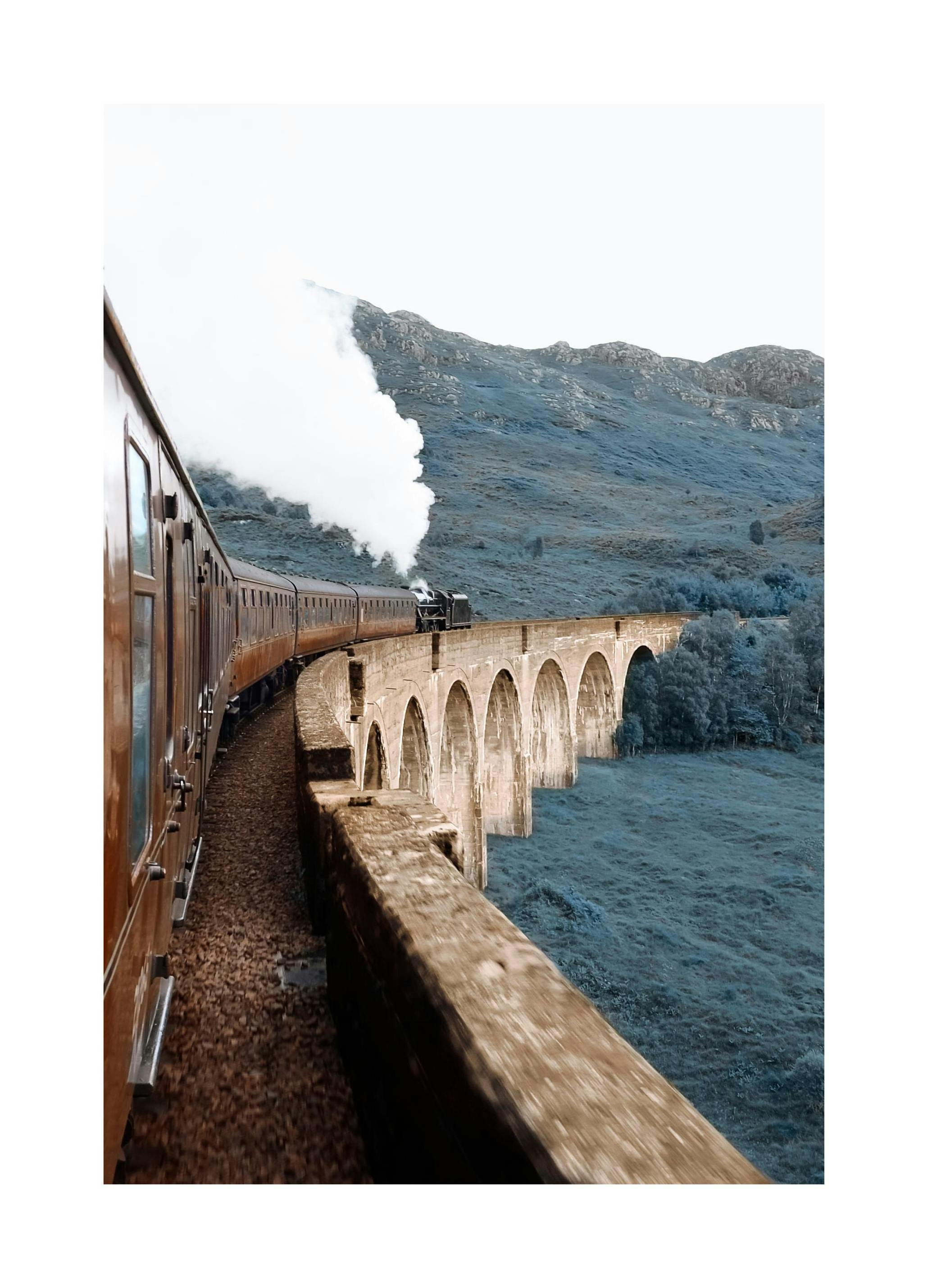 Prints Express Train Poster (30x40 cm) - Poster Store