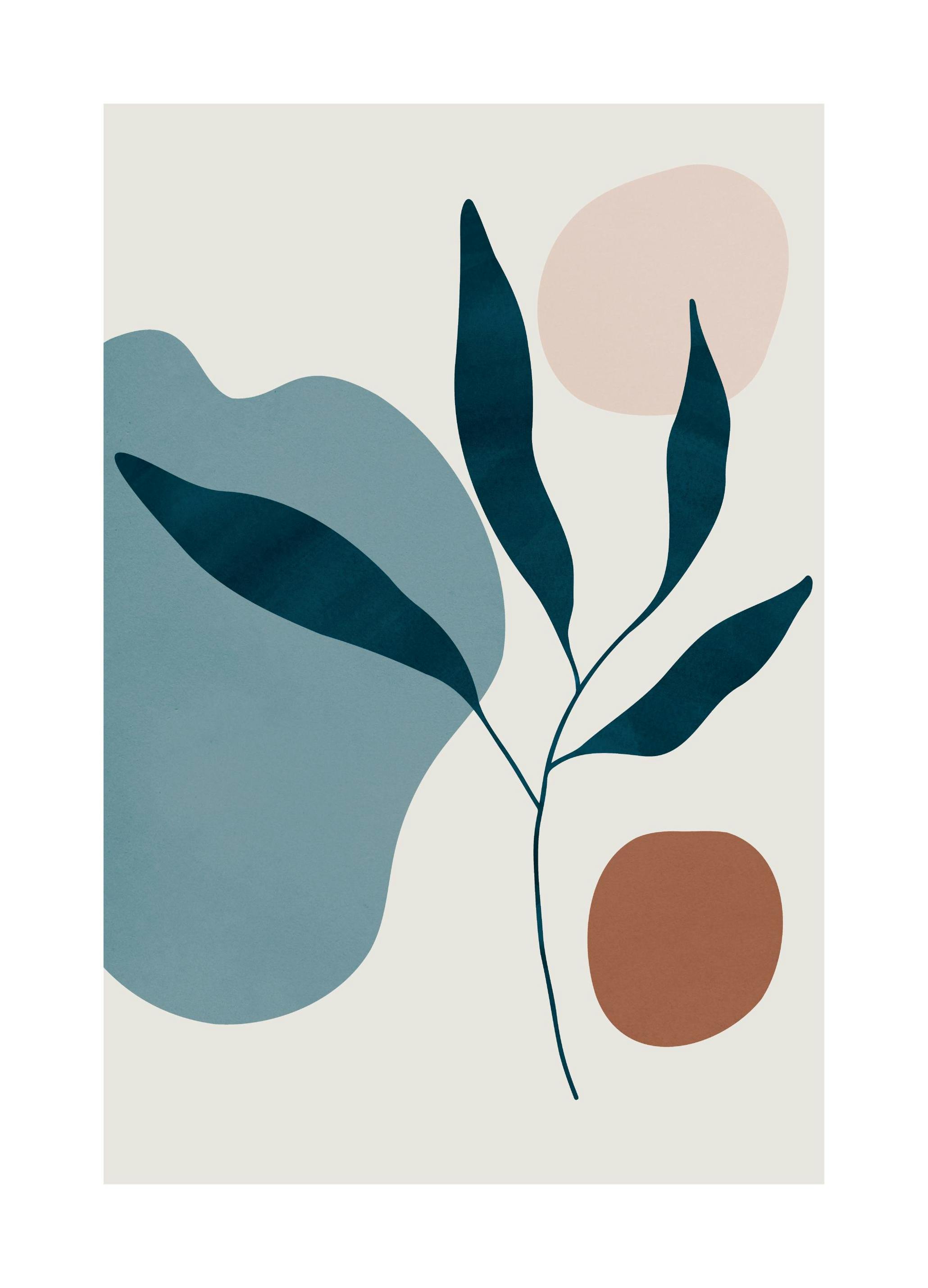 Botanische Form Nr.2 Poster (30x40 cm) - Poster Store