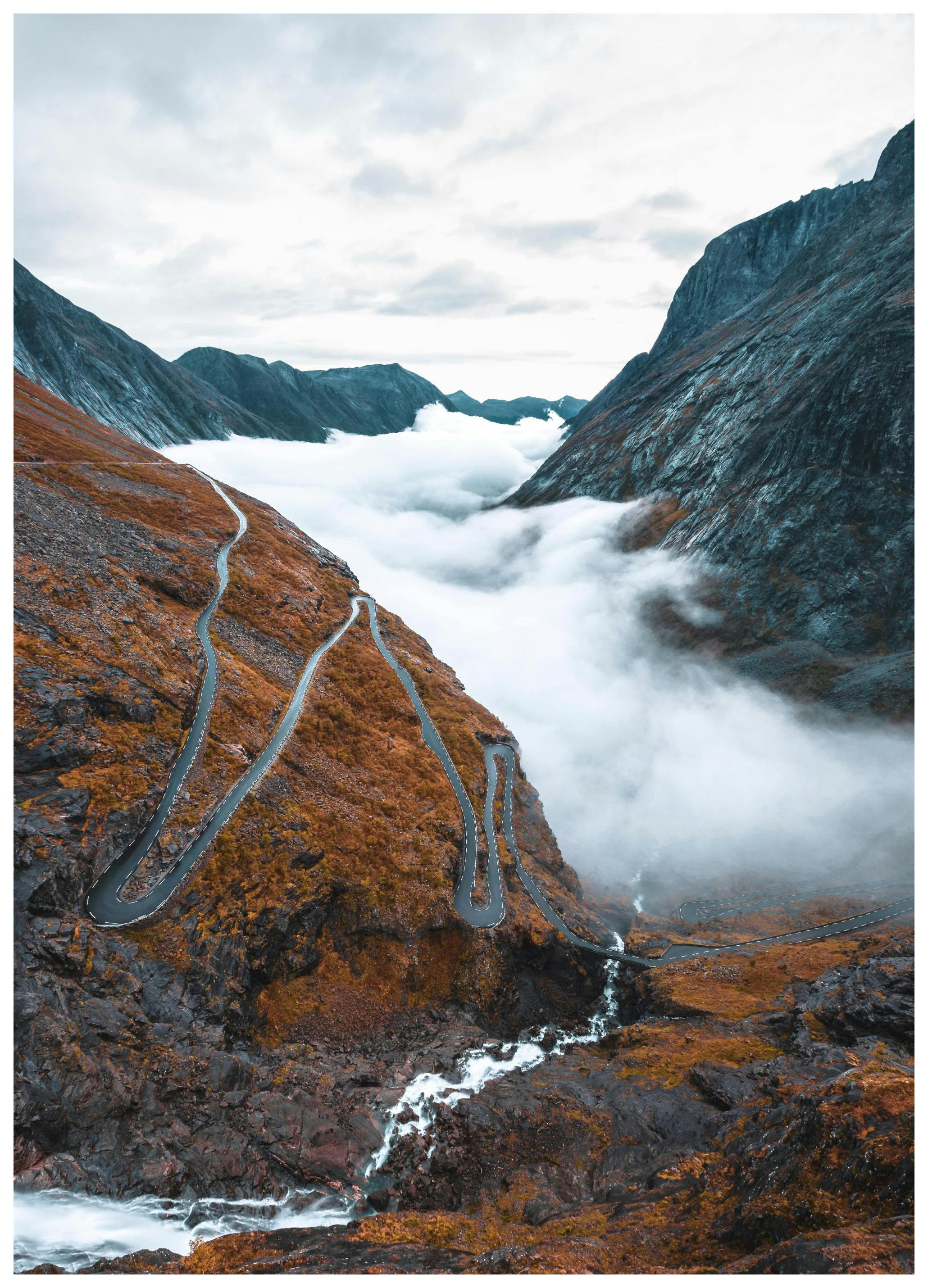 Valley Fog Poster (21x30 cm) - Poster Store