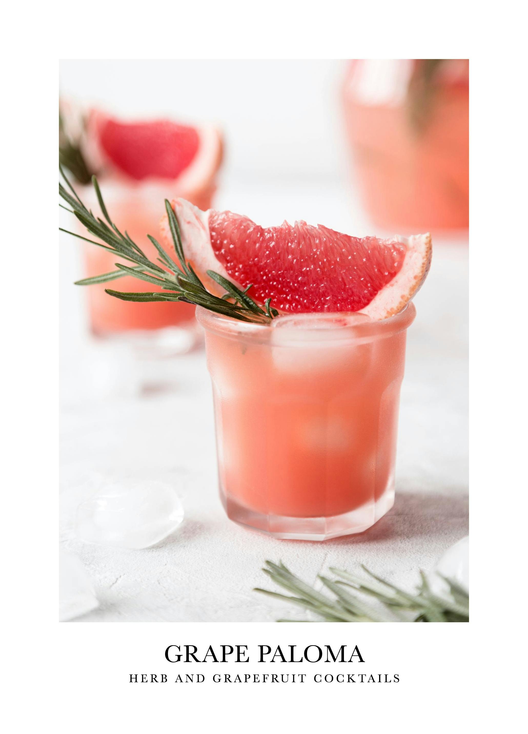 Cocktail Pamplemousse Poster (50x70 cm) - Poster Store