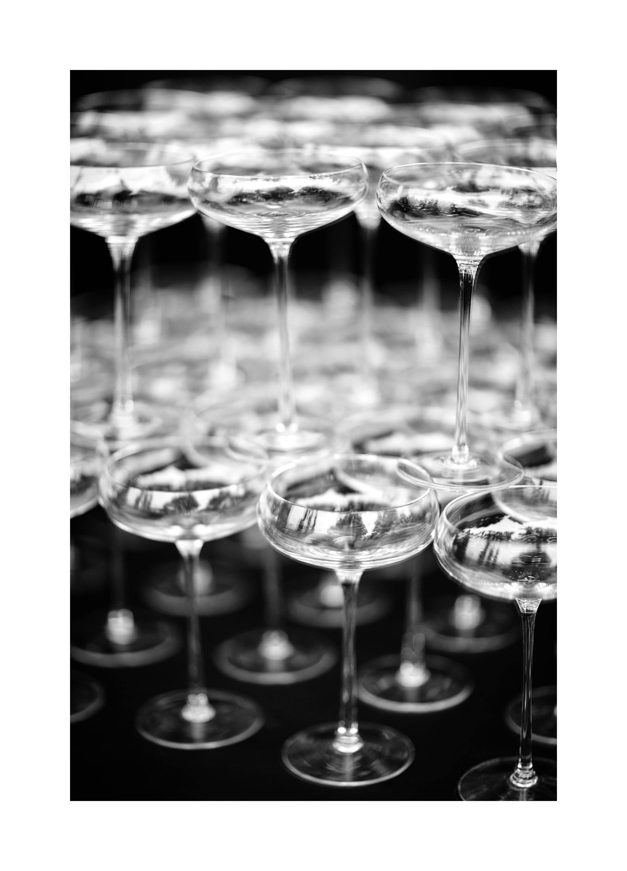 Champagneglazen Poster (21x30 cm) - Poster Store