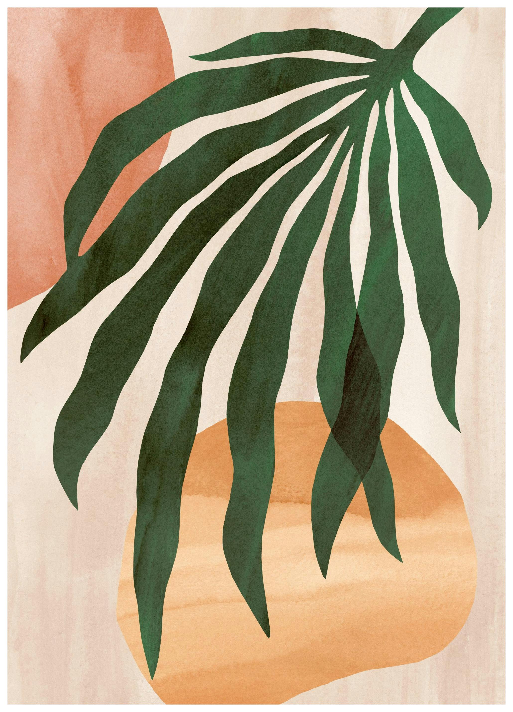 Prints Abstract Leaf Poster (21x30 cm) - Poster Store