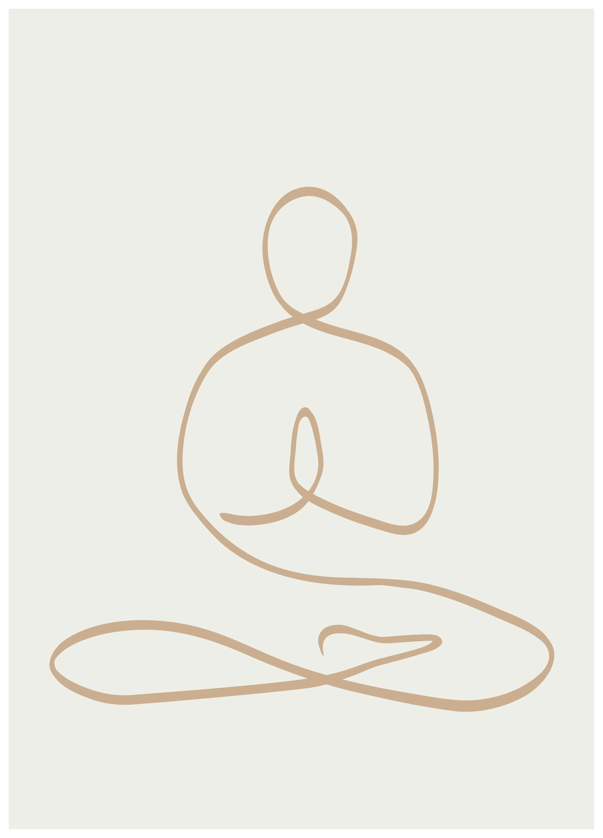 Position Lotus Poster (50x70 cm) - Poster Store
