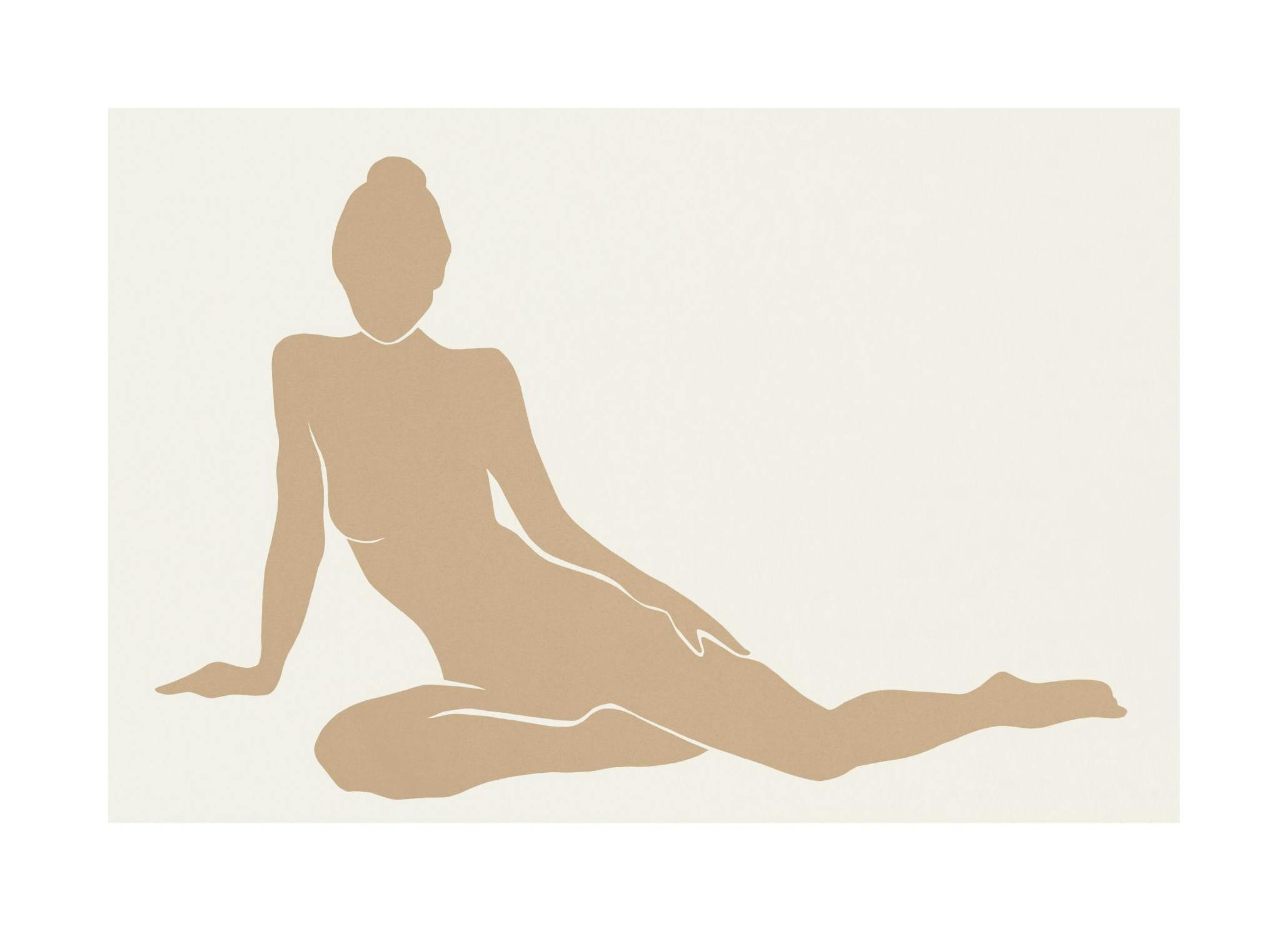 Vrouwelijk Silhouet No1 Poster (21x30 cm) - Poster Store