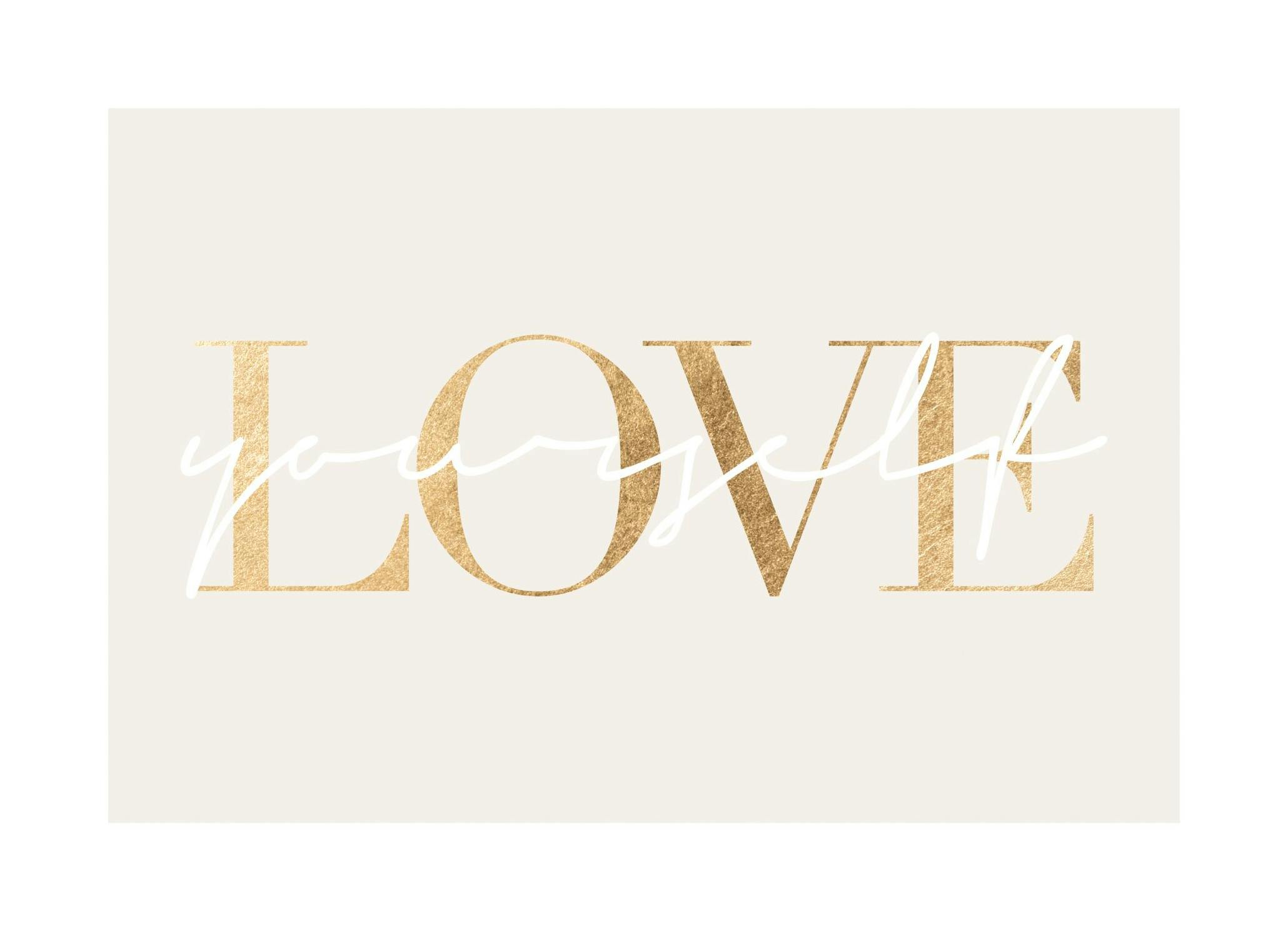 Love Yourself Poster (21x30 cm) - Poster Store