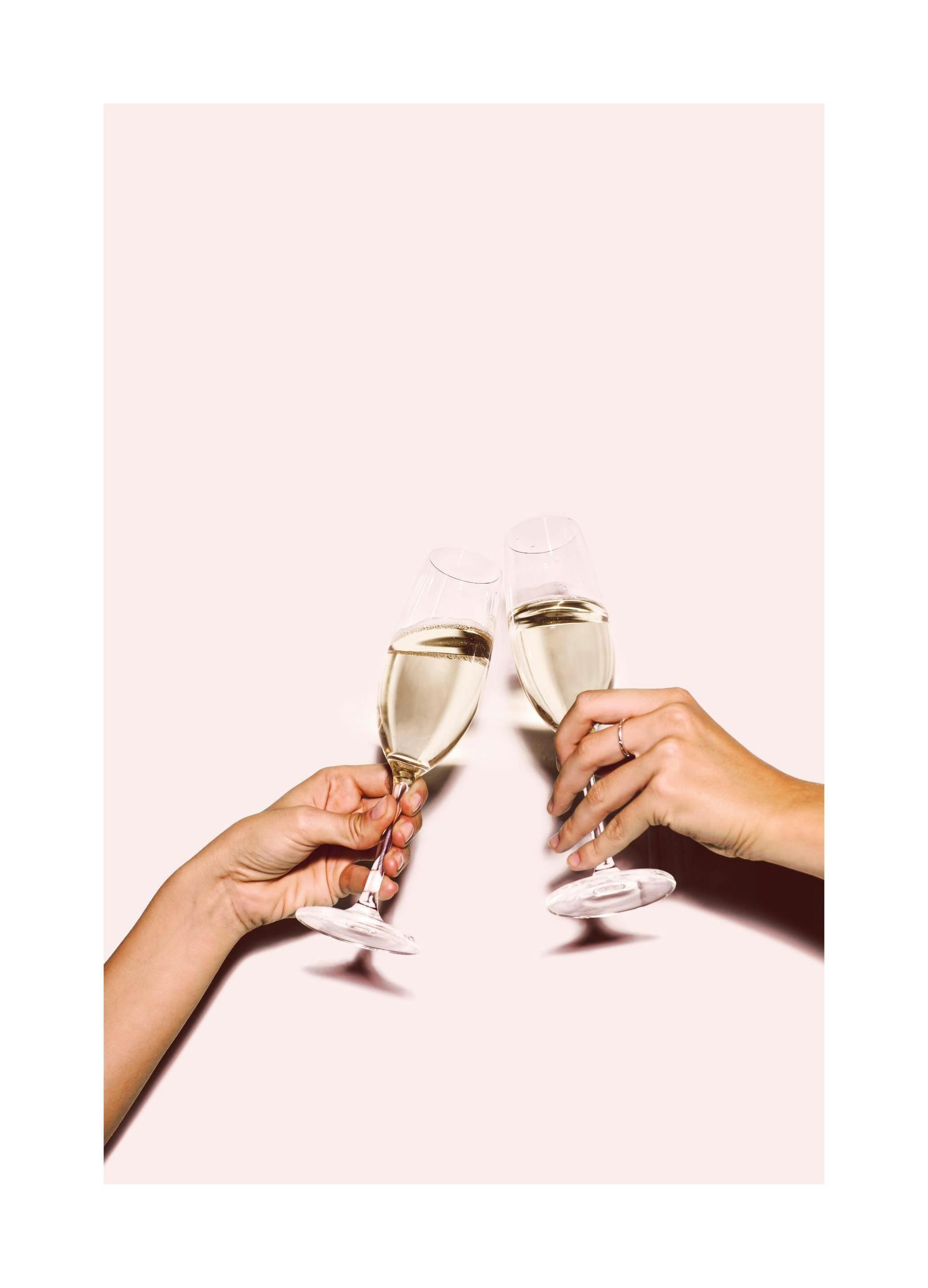 Champagne Toast Poster (21x30 cm) - Poster Store