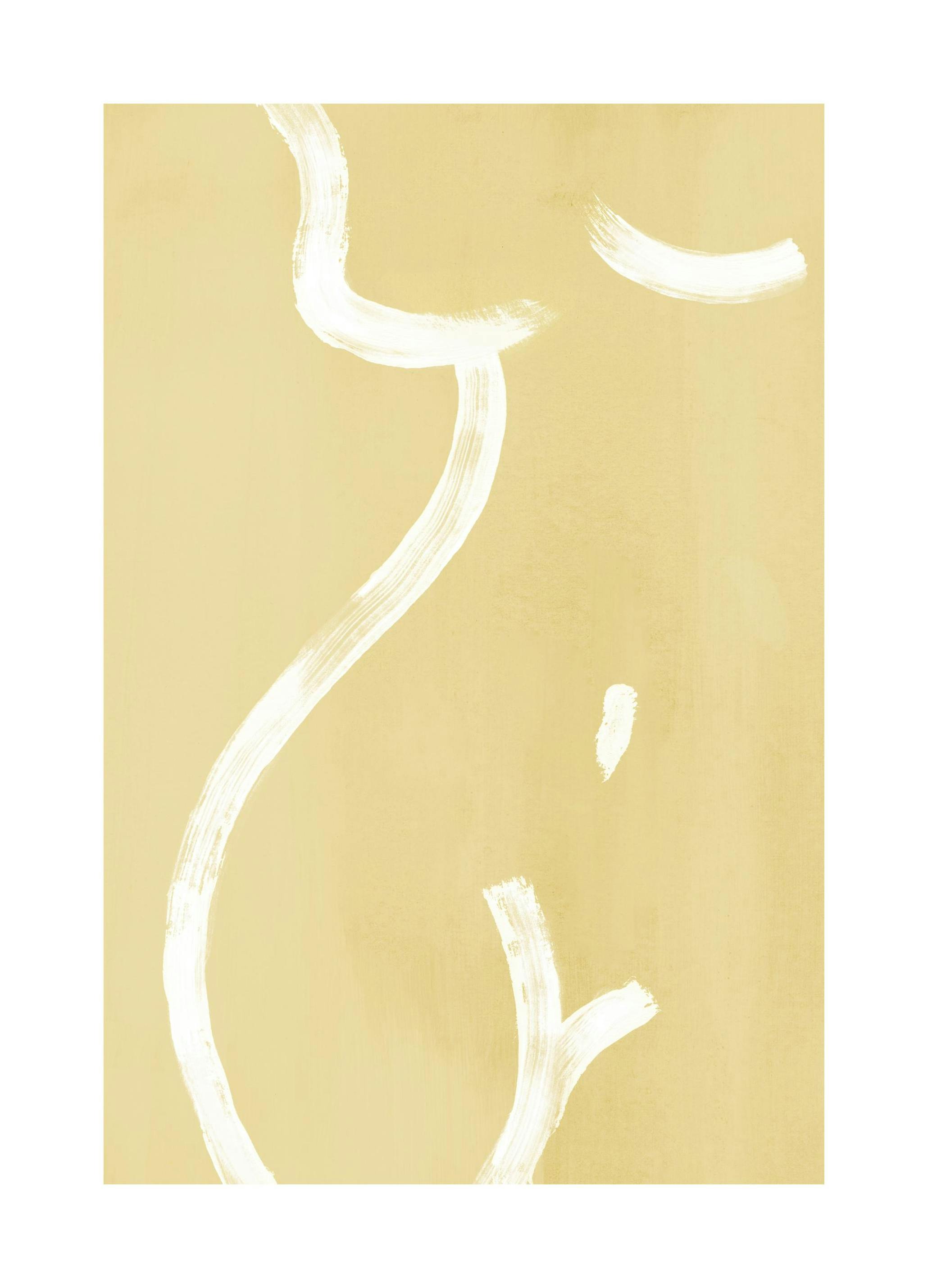 Gelbe Pose No1 Poster (21x30 cm) - Poster Store