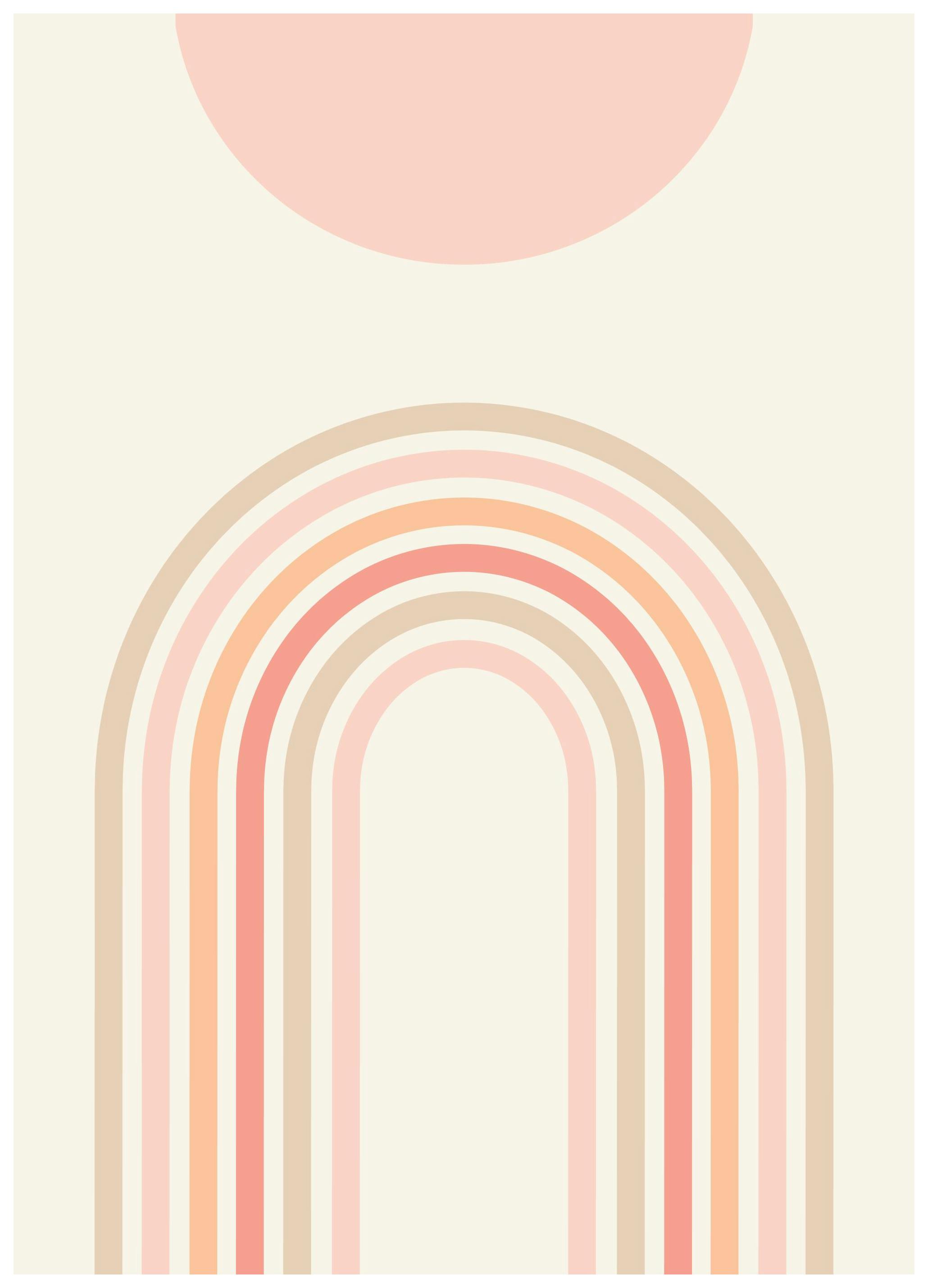 Archi rosa Poster (21x30 cm) - Poster Store